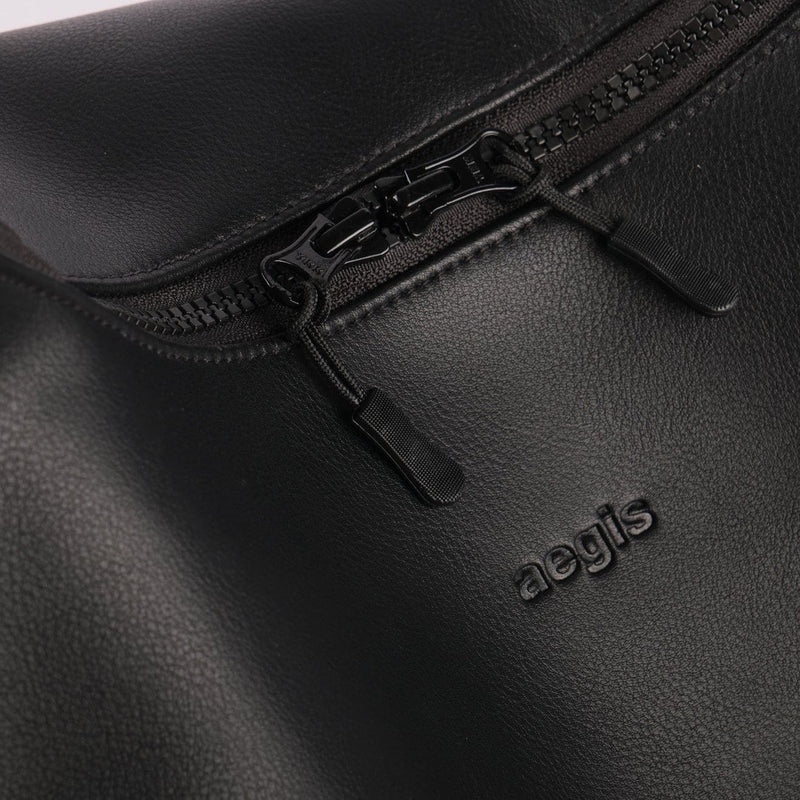 A Eckhaus Latta Shirt pictured on a model in front of a white background. The title of the product is Eckhaus Latta Eclipse Turtleneck - Stone and the image was taken by 199A®.