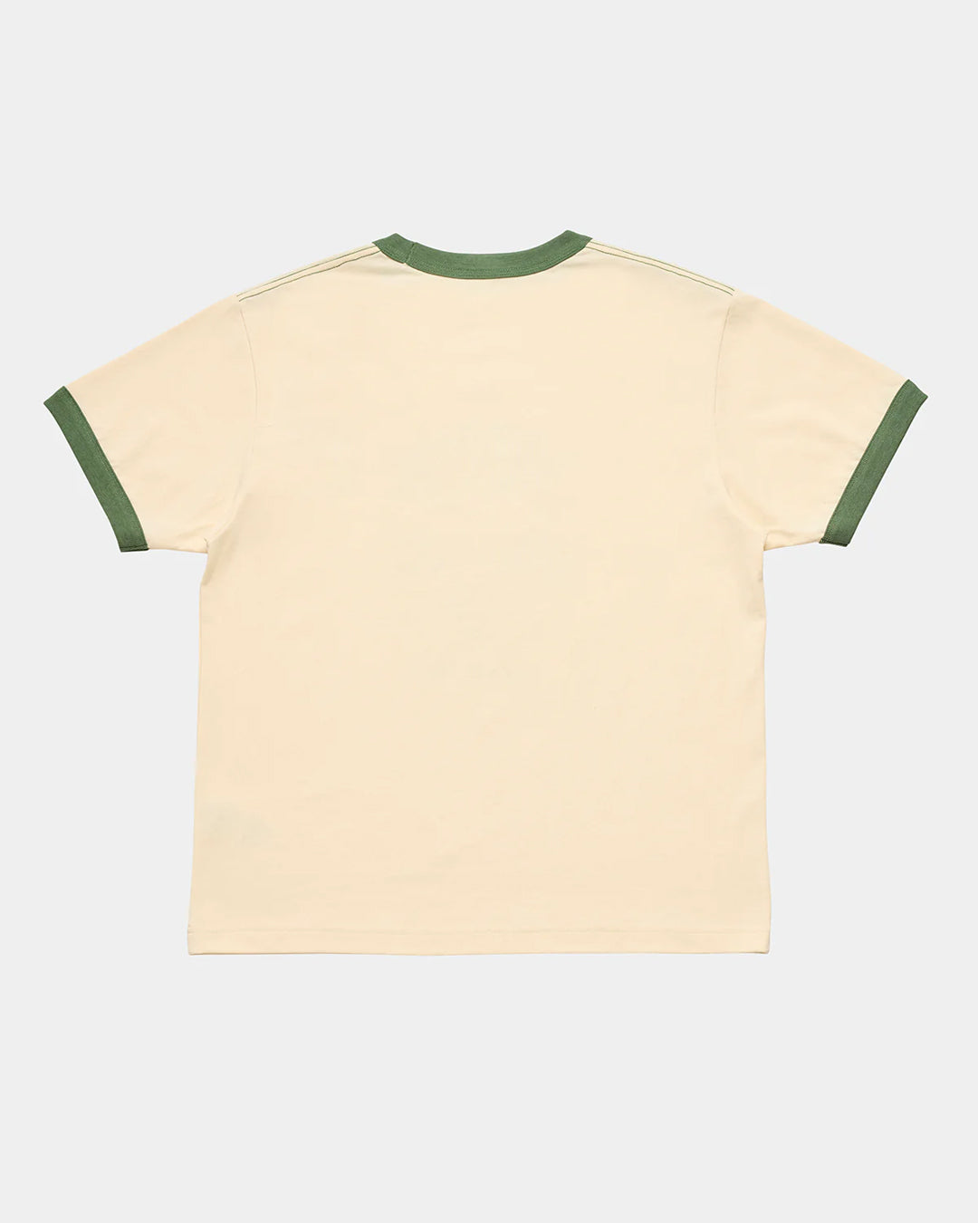 A Eckhaus Latta Shirt pictured on a model in front of a white background. The title of the product is Eckhaus Latta Eclipse Turtleneck - Stone and the image was taken by 199A®.