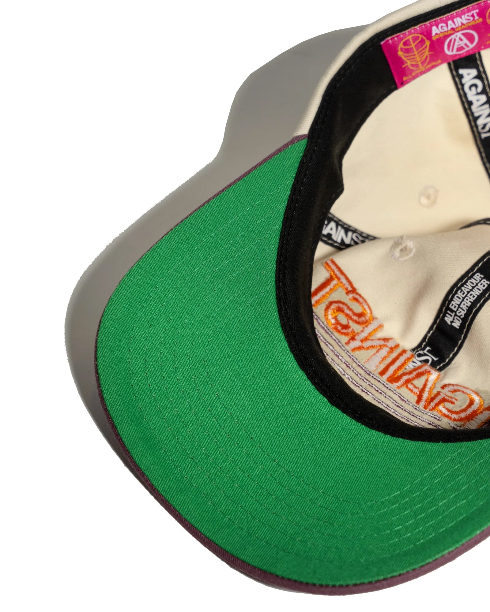 A Eckhaus Latta Shirt pictured on a model in front of a white background. The title of the product is Eckhaus Latta Eclipse Turtleneck - Stone and the image was taken by 199A®.