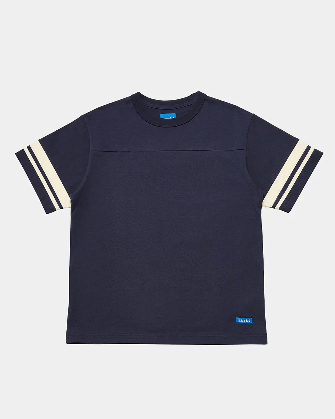 A Eckhaus Latta Shirt pictured on a model in front of a white background. The title of the product is Eckhaus Latta Eclipse Turtleneck - Stone and the image was taken by 199A®.