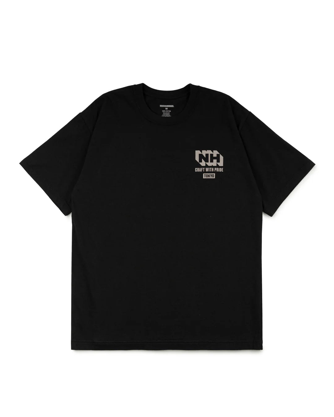 A Eckhaus Latta Shirt pictured on a model in front of a white background. The title of the product is Eckhaus Latta Eclipse Turtleneck - Stone and the image was taken by 199A®.