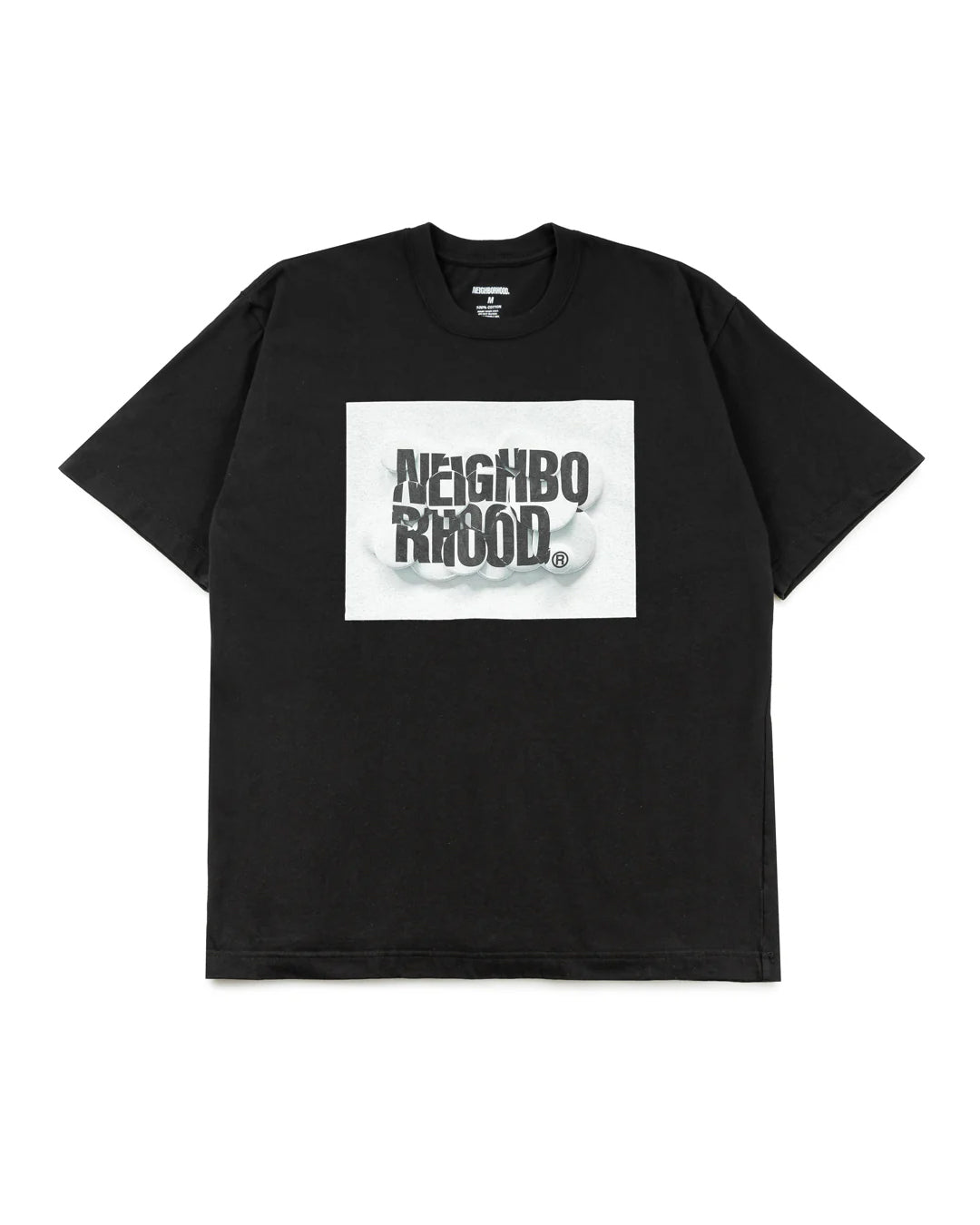 A Eckhaus Latta Shirt pictured on a model in front of a white background. The title of the product is Eckhaus Latta Eclipse Turtleneck - Stone and the image was taken by 199A®.