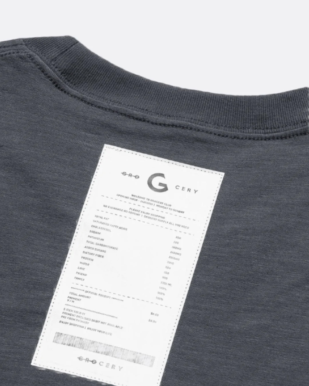 A Eckhaus Latta Shirt pictured on a model in front of a white background. The title of the product is Eckhaus Latta Eclipse Turtleneck - Stone and the image was taken by 199A®.