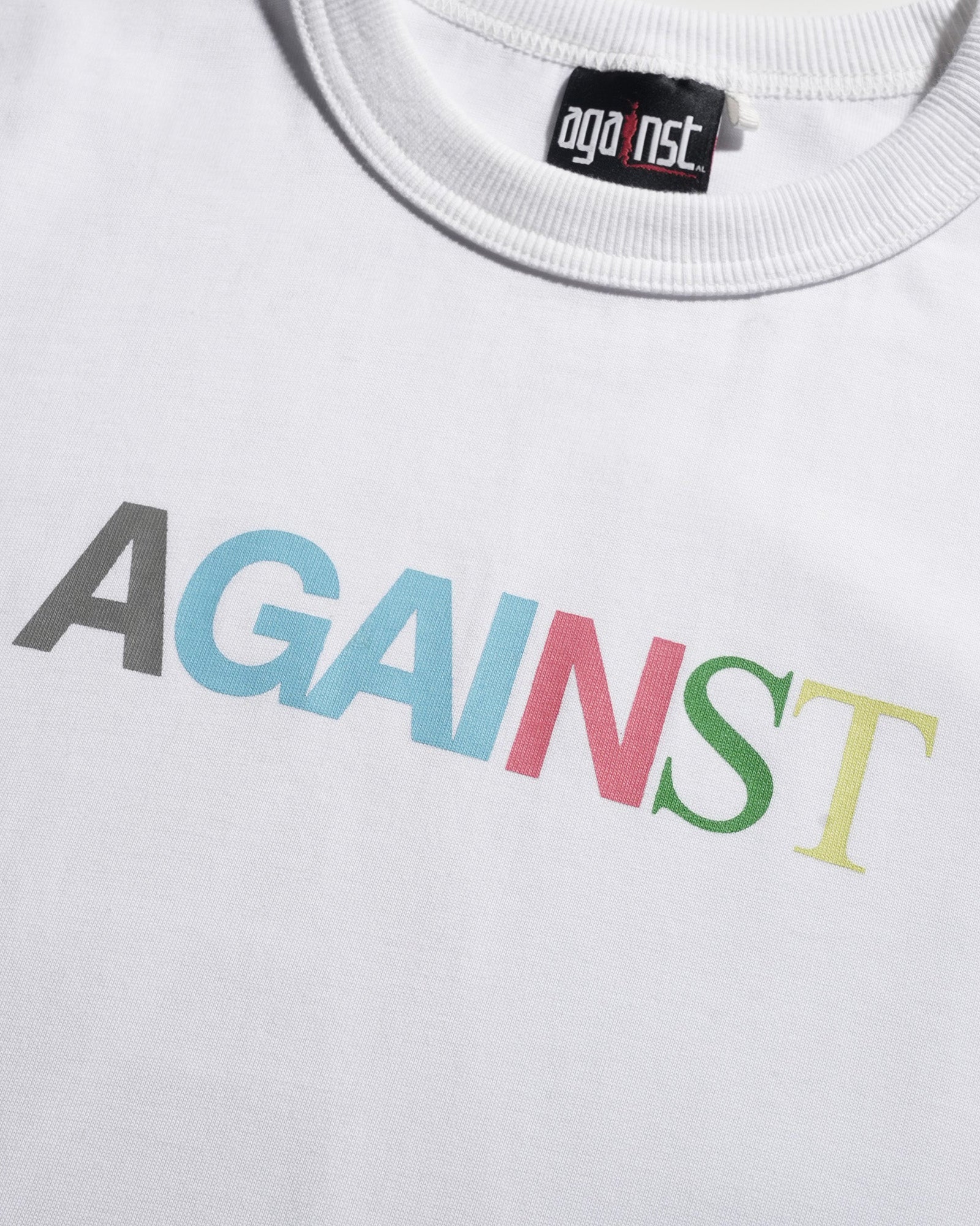 A Eckhaus Latta Shirt pictured on a model in front of a white background. The title of the product is Eckhaus Latta Eclipse Turtleneck - Stone and the image was taken by 199A®.