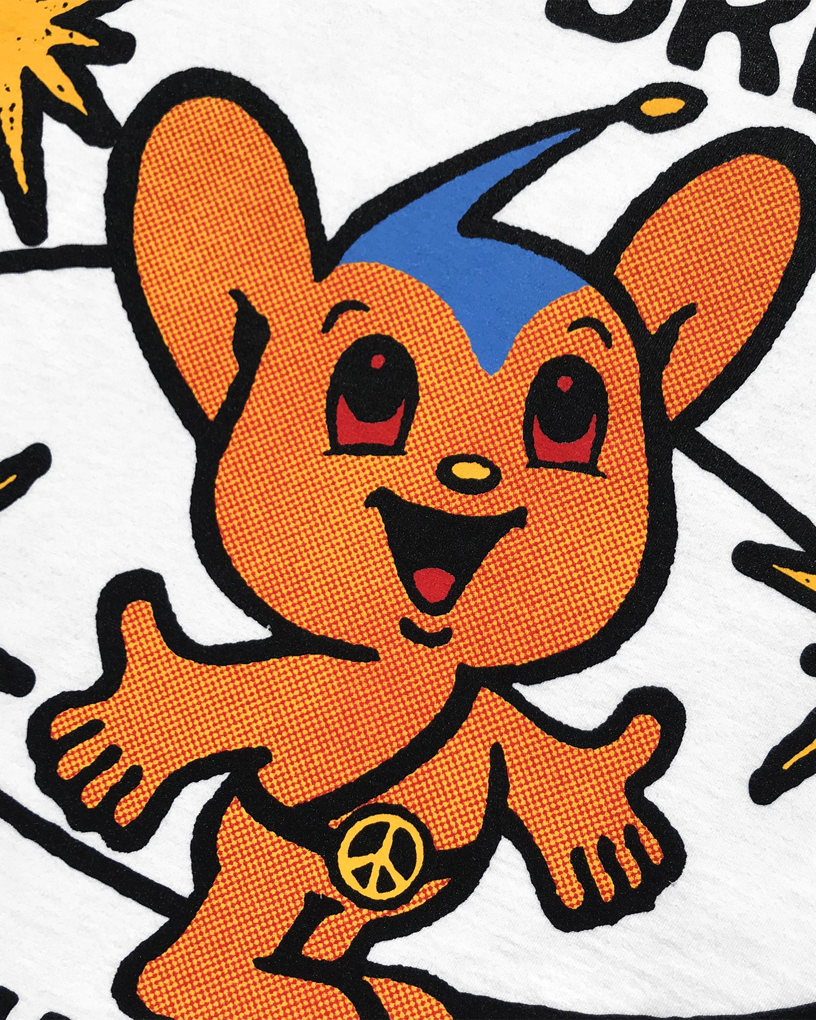 A Eckhaus Latta Shirt pictured on a model in front of a white background. The title of the product is Eckhaus Latta Eclipse Turtleneck - Stone and the image was taken by 199A®.