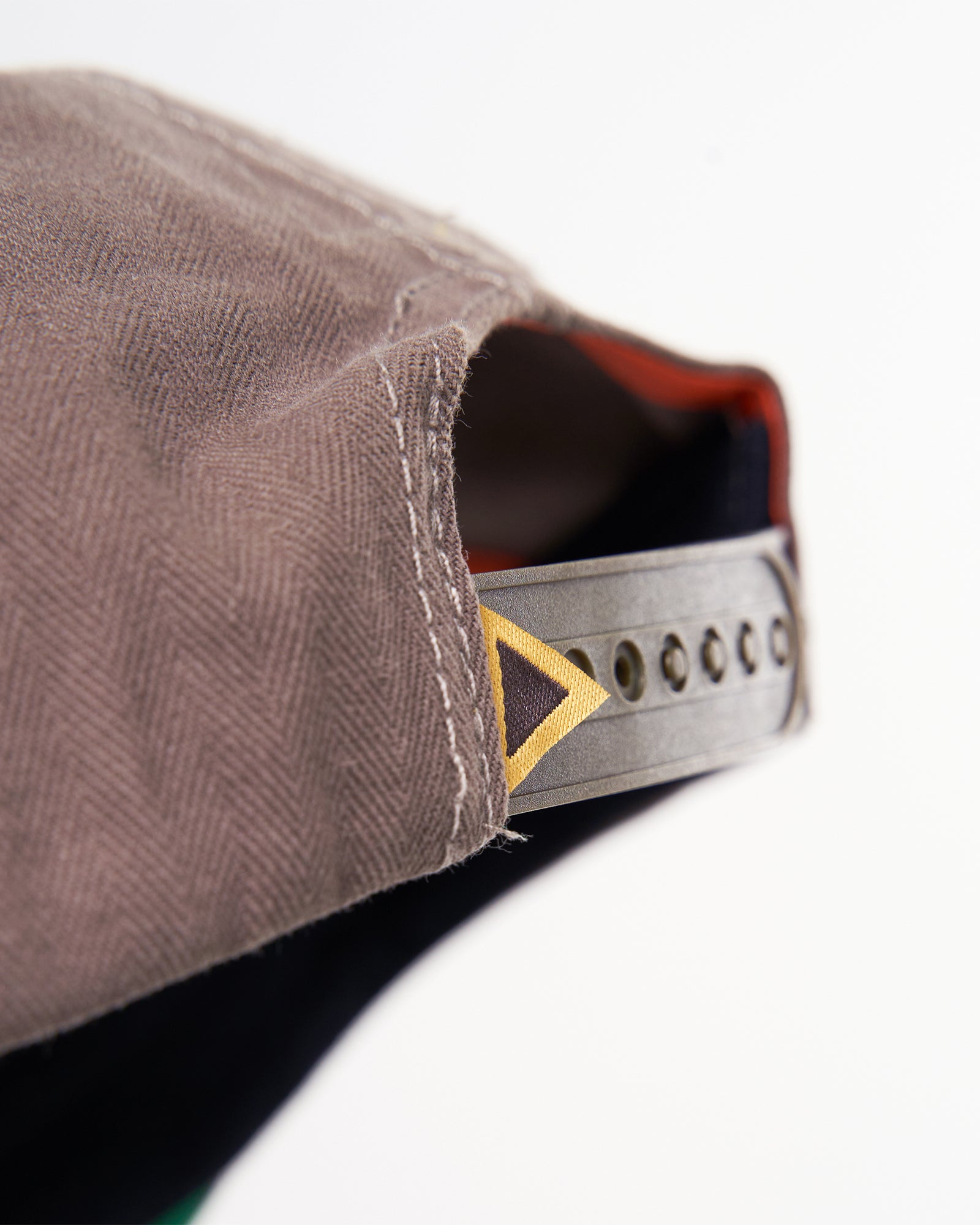 A Eckhaus Latta Shirt pictured on a model in front of a white background. The title of the product is Eckhaus Latta Eclipse Turtleneck - Stone and the image was taken by 199A®.