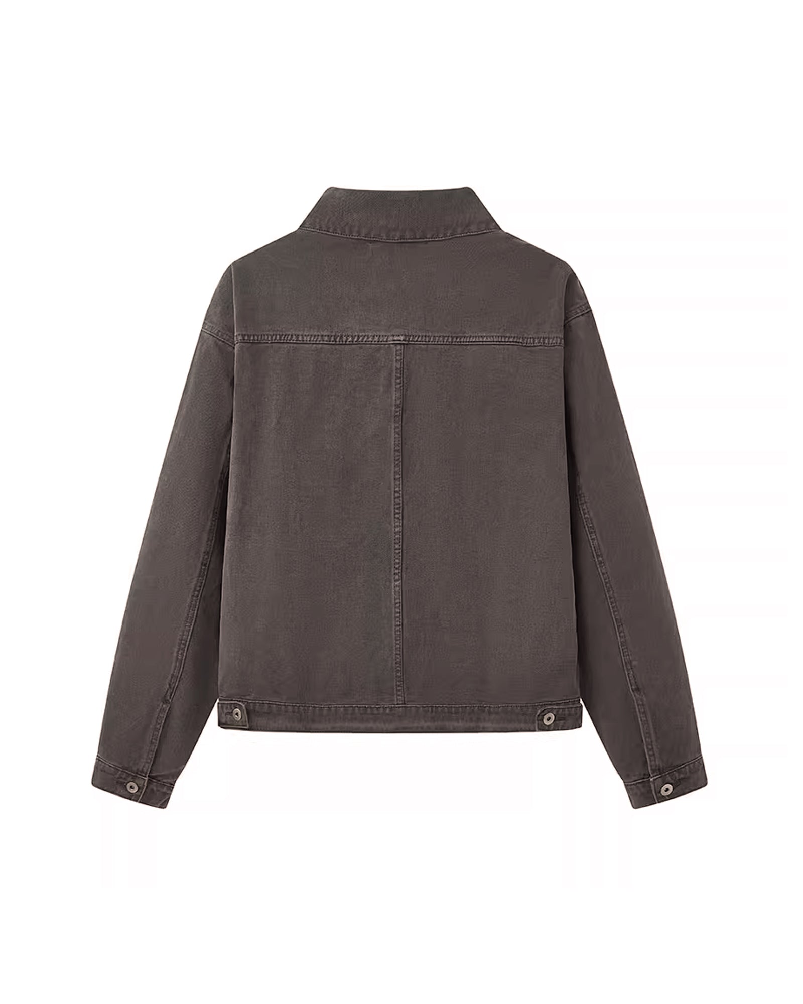 A Eckhaus Latta Shirt pictured on a model in front of a white background. The title of the product is Eckhaus Latta Eclipse Turtleneck - Stone and the image was taken by 199A®.