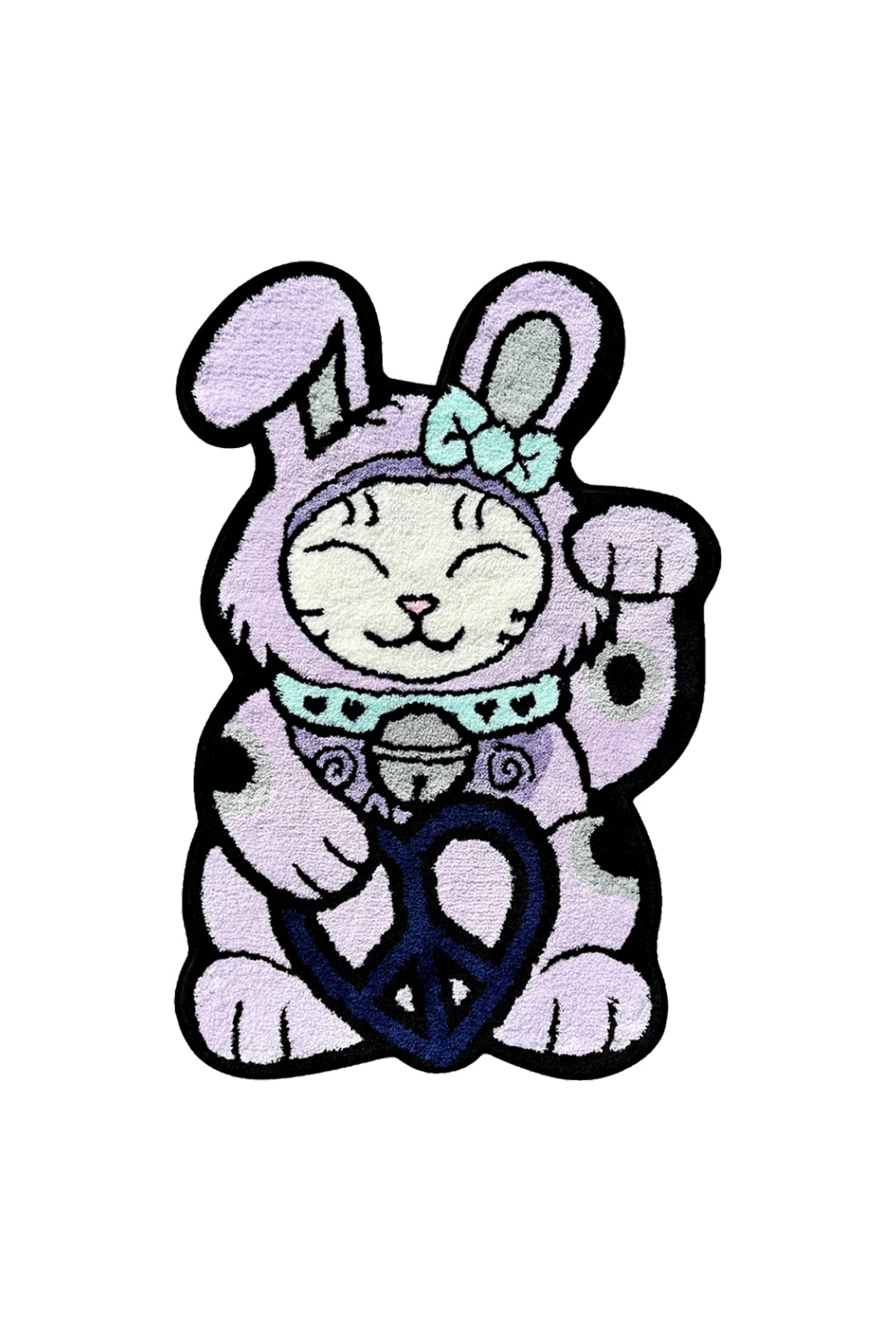 A Eckhaus Latta Shirt pictured on a model in front of a white background. The title of the product is Eckhaus Latta Eclipse Turtleneck - Stone and the image was taken by 199A®.