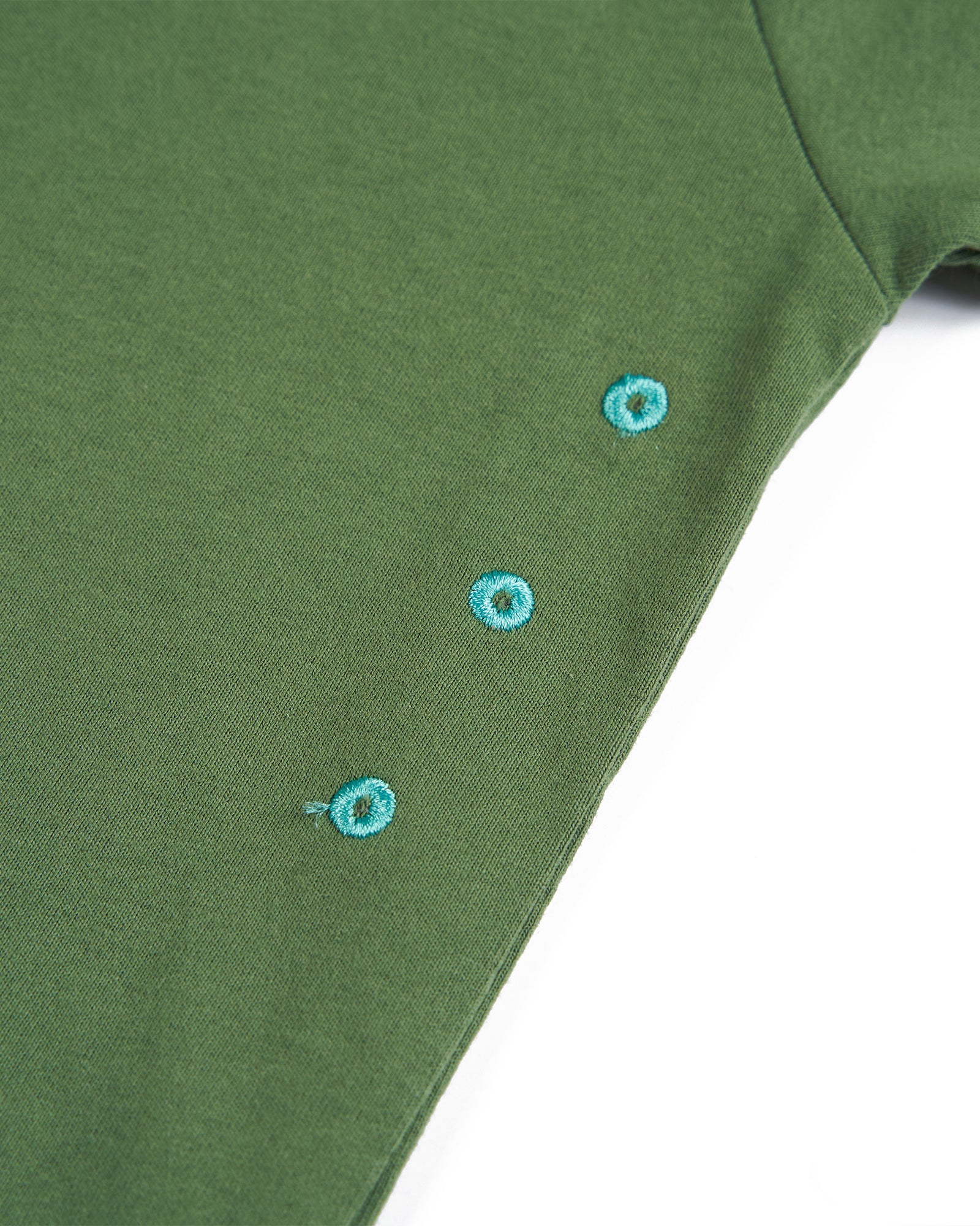 A Eckhaus Latta Shirt pictured on a model in front of a white background. The title of the product is Eckhaus Latta Eclipse Turtleneck - Stone and the image was taken by 199A®.