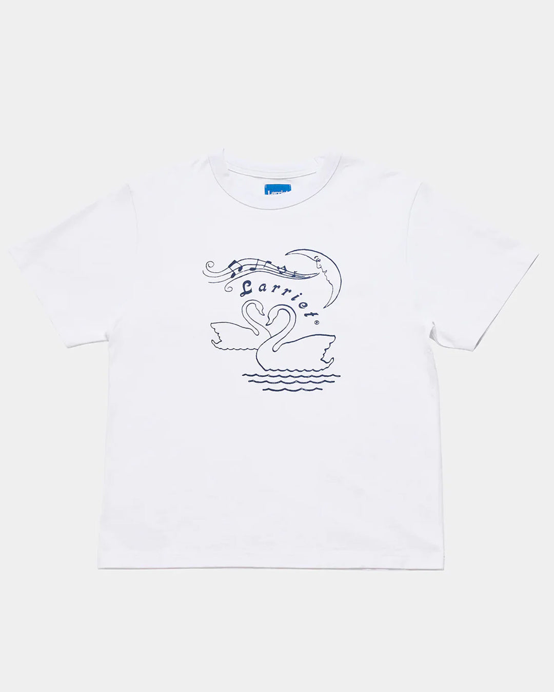 A Eckhaus Latta Shirt pictured on a model in front of a white background. The title of the product is Eckhaus Latta Eclipse Turtleneck - Stone and the image was taken by 199A®.