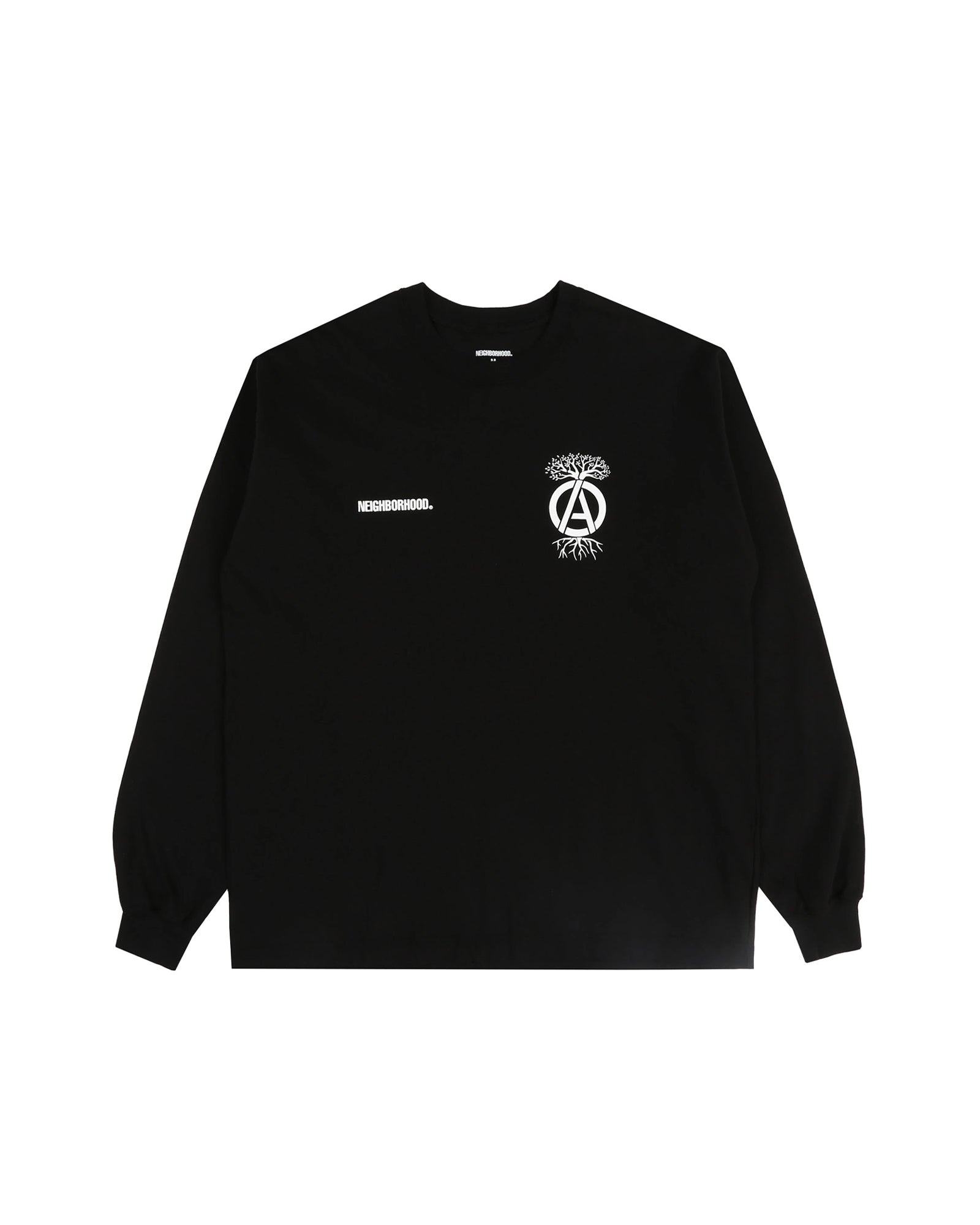 A Eckhaus Latta Shirt pictured on a model in front of a white background. The title of the product is Eckhaus Latta Eclipse Turtleneck - Stone and the image was taken by 199A®.