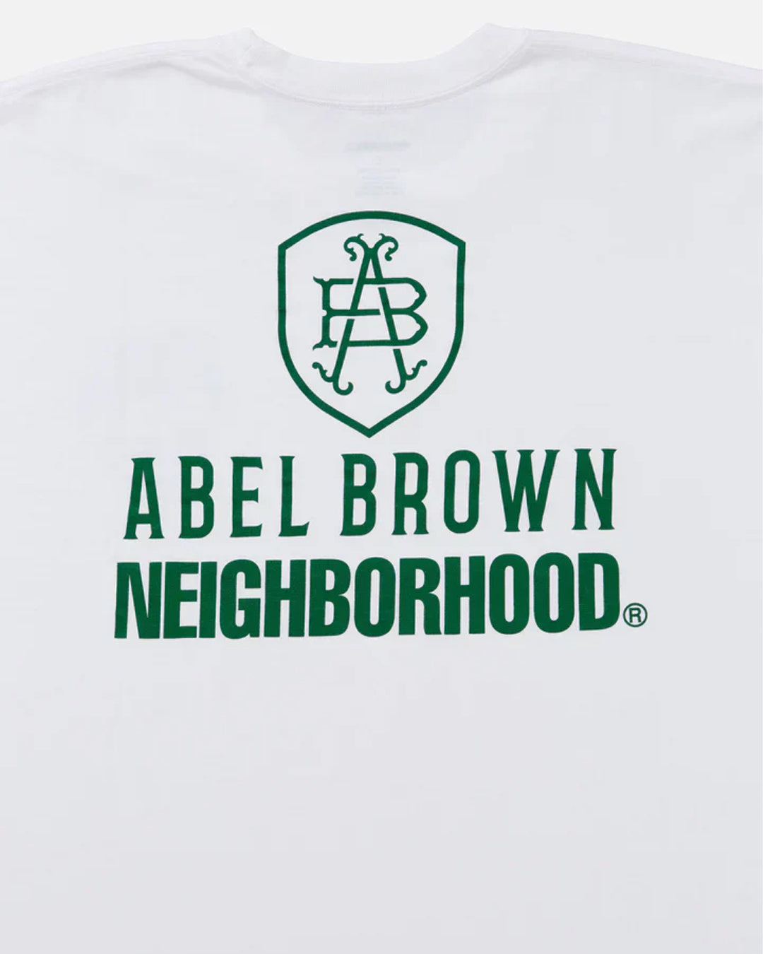 A Eckhaus Latta Shirt pictured on a model in front of a white background. The title of the product is Eckhaus Latta Eclipse Turtleneck - Stone and the image was taken by 199A®.