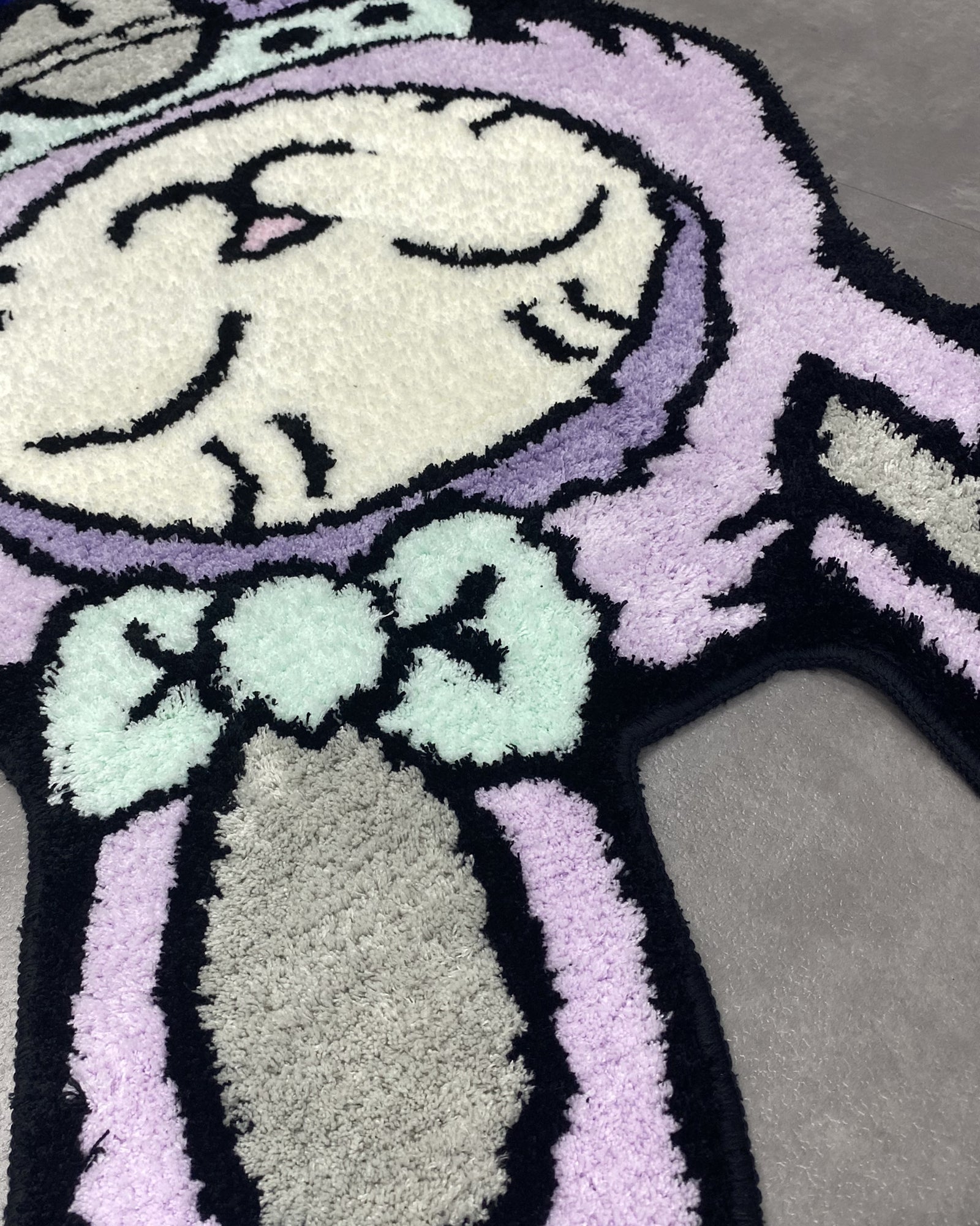 A Eckhaus Latta Shirt pictured on a model in front of a white background. The title of the product is Eckhaus Latta Eclipse Turtleneck - Stone and the image was taken by 199A®.