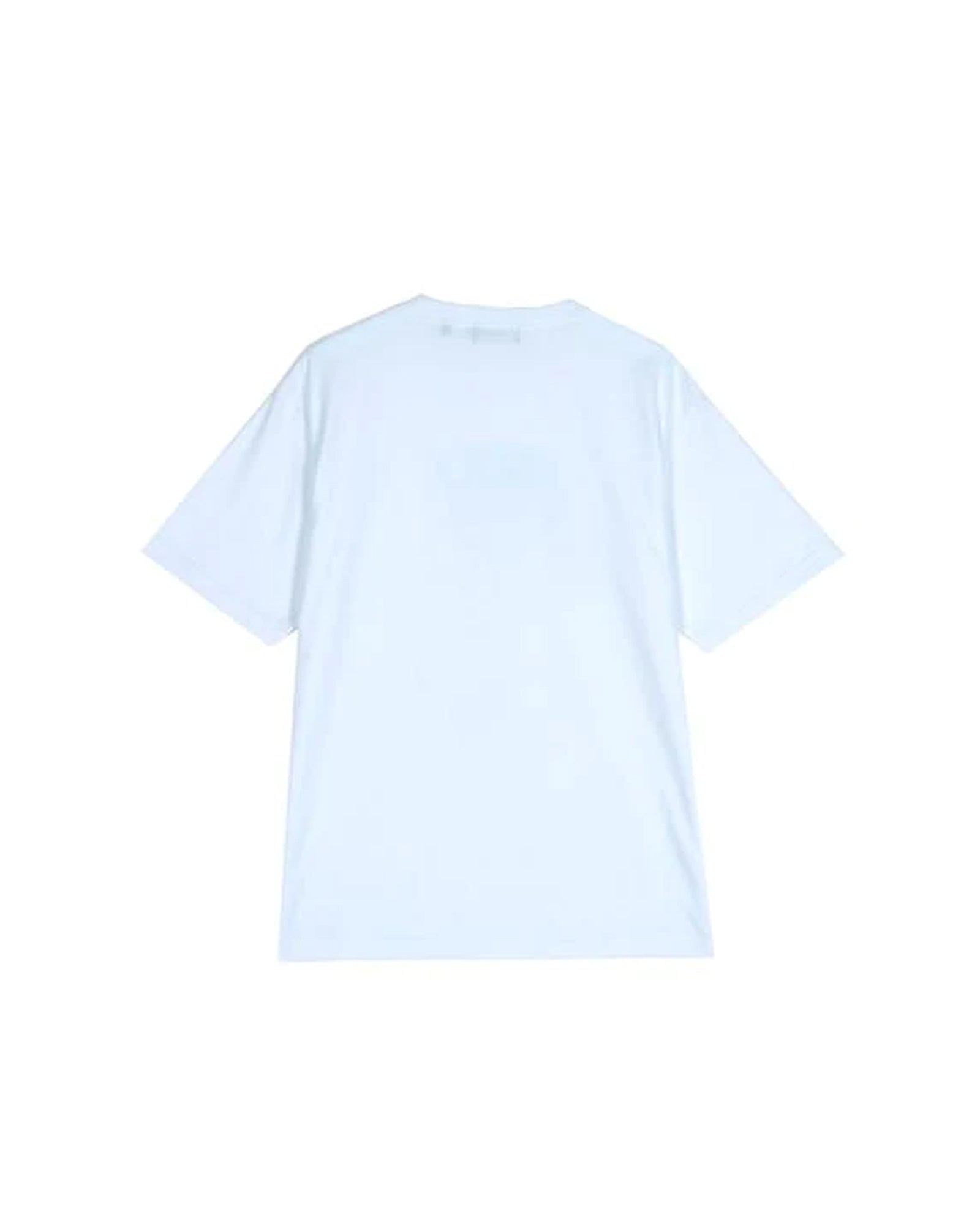 A Eckhaus Latta Shirt pictured on a model in front of a white background. The title of the product is Eckhaus Latta Eclipse Turtleneck - Stone and the image was taken by 199A®.