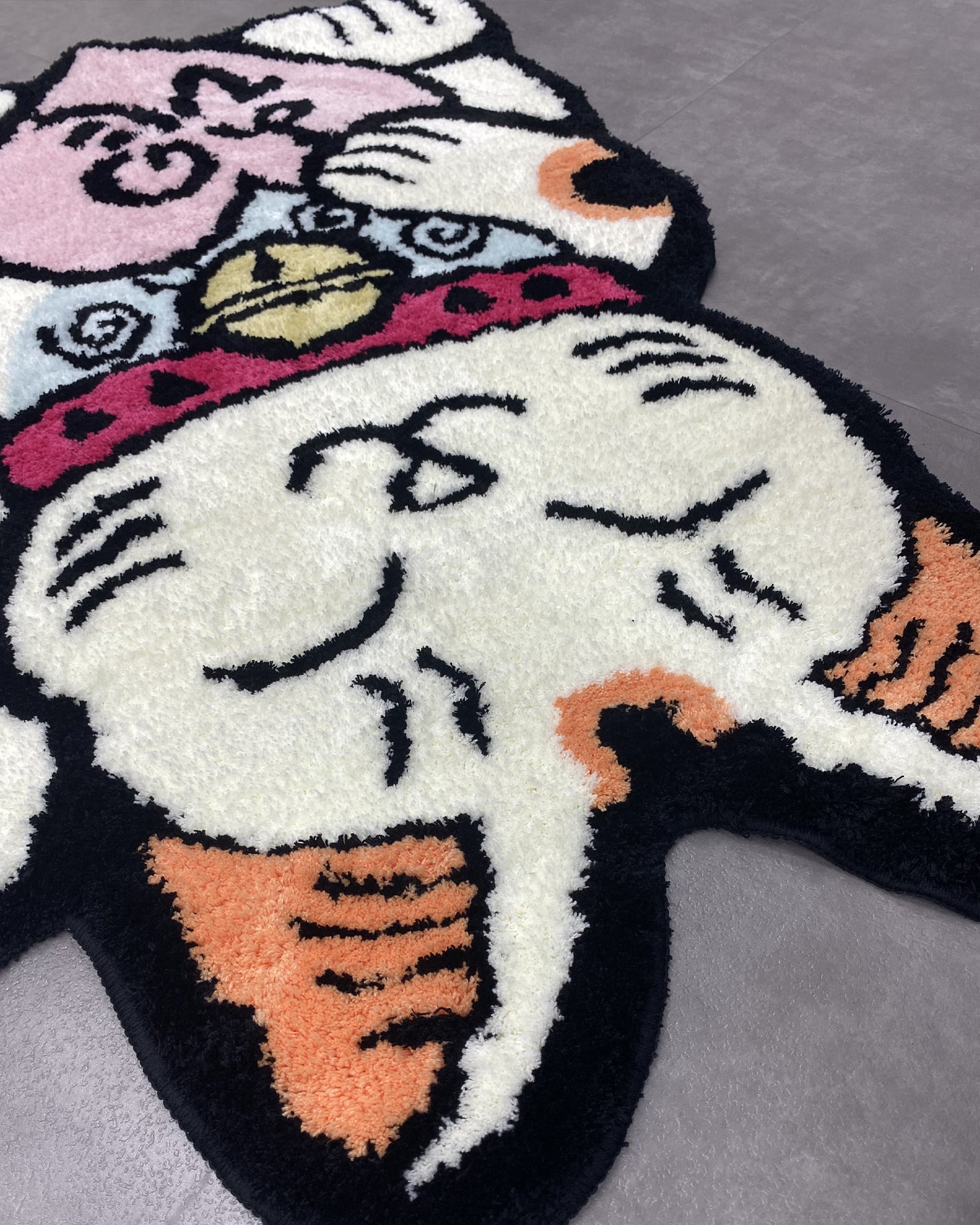 A Eckhaus Latta Shirt pictured on a model in front of a white background. The title of the product is Eckhaus Latta Eclipse Turtleneck - Stone and the image was taken by 199A®.