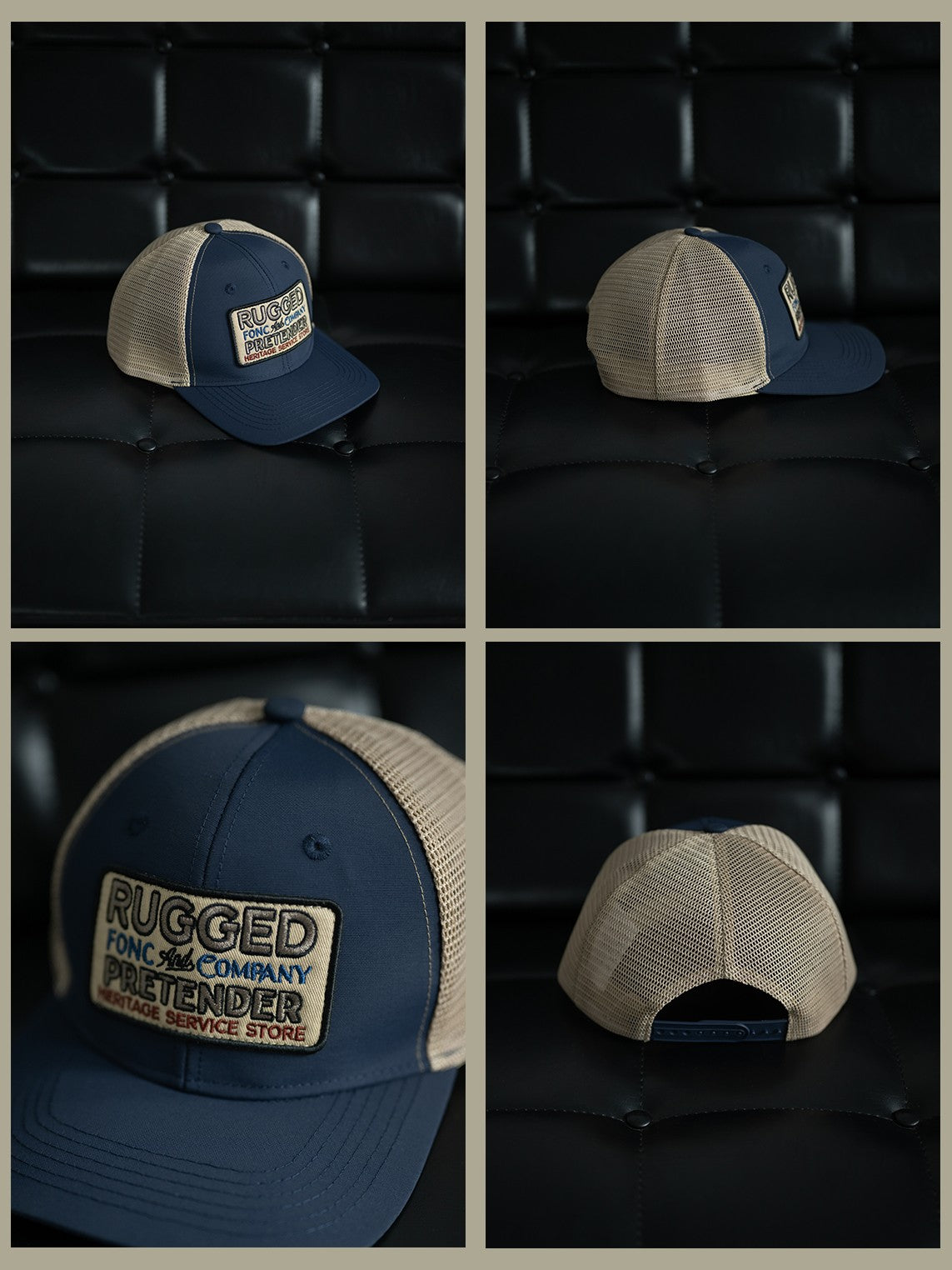 A Eckhaus Latta Shirt pictured on a model in front of a white background. The title of the product is Eckhaus Latta Eclipse Turtleneck - Stone and the image was taken by 199A®.