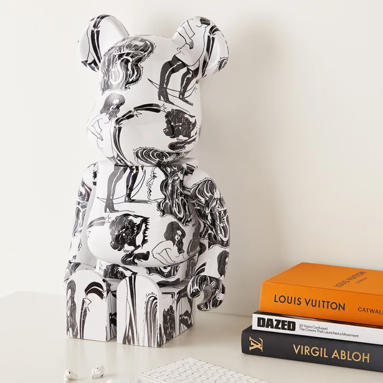 A Eckhaus Latta Shirt pictured on a model in front of a white background. The title of the product is Eckhaus Latta Eclipse Turtleneck - Stone and the image was taken by 199A®.