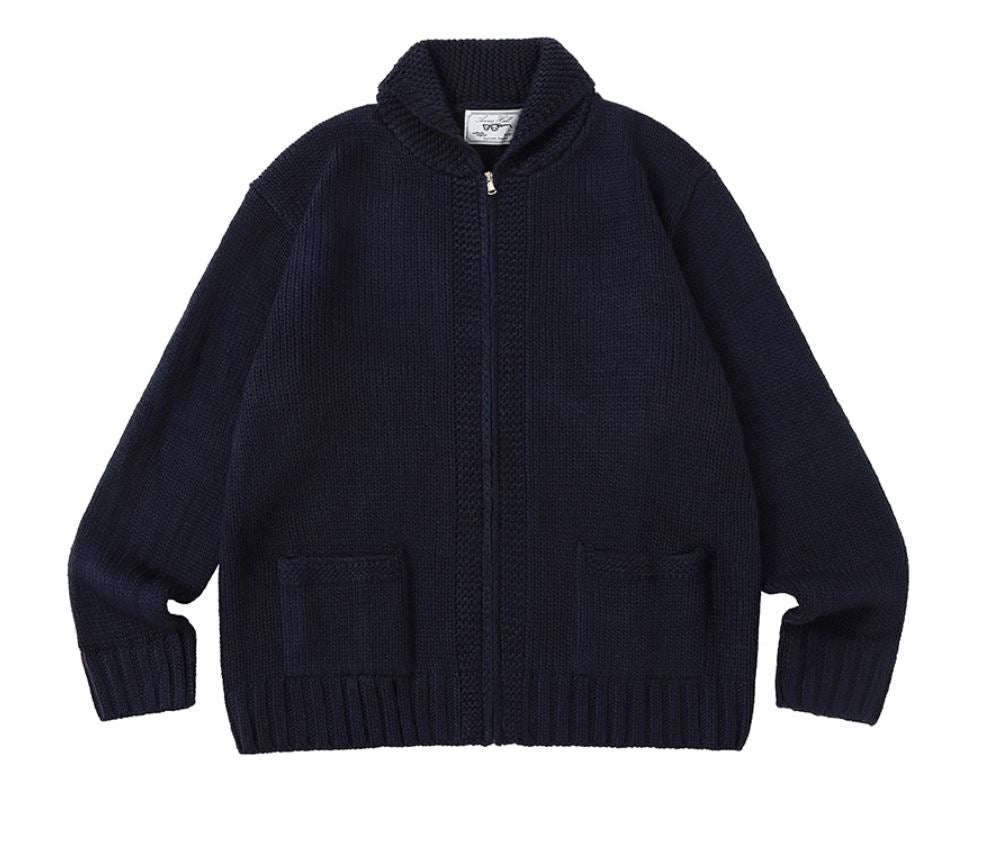 A Eckhaus Latta Shirt pictured on a model in front of a white background. The title of the product is Eckhaus Latta Eclipse Turtleneck - Stone and the image was taken by 199A®.