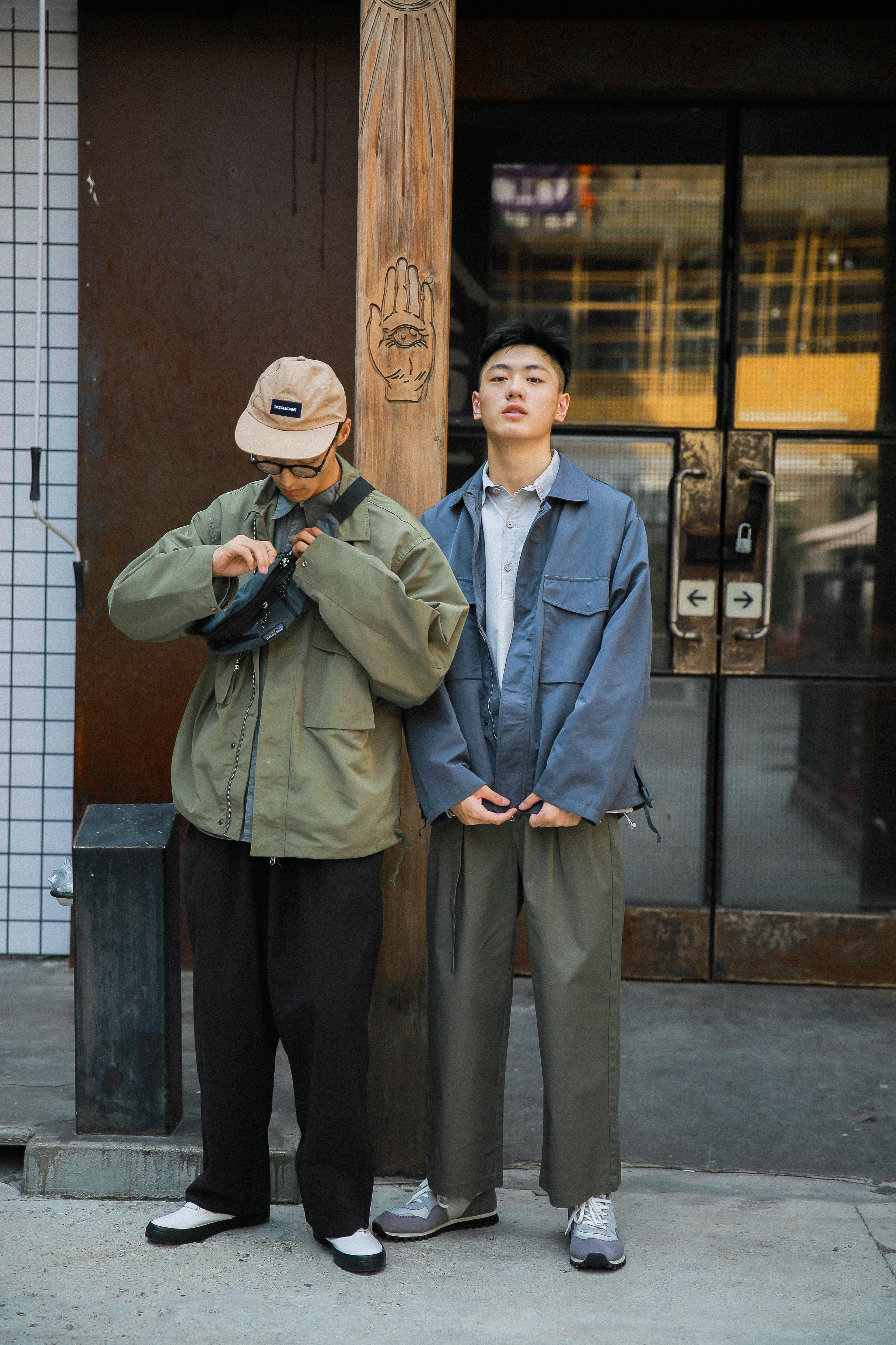 A Eckhaus Latta Shirt pictured on a model in front of a white background. The title of the product is Eckhaus Latta Eclipse Turtleneck - Stone and the image was taken by 199A®.