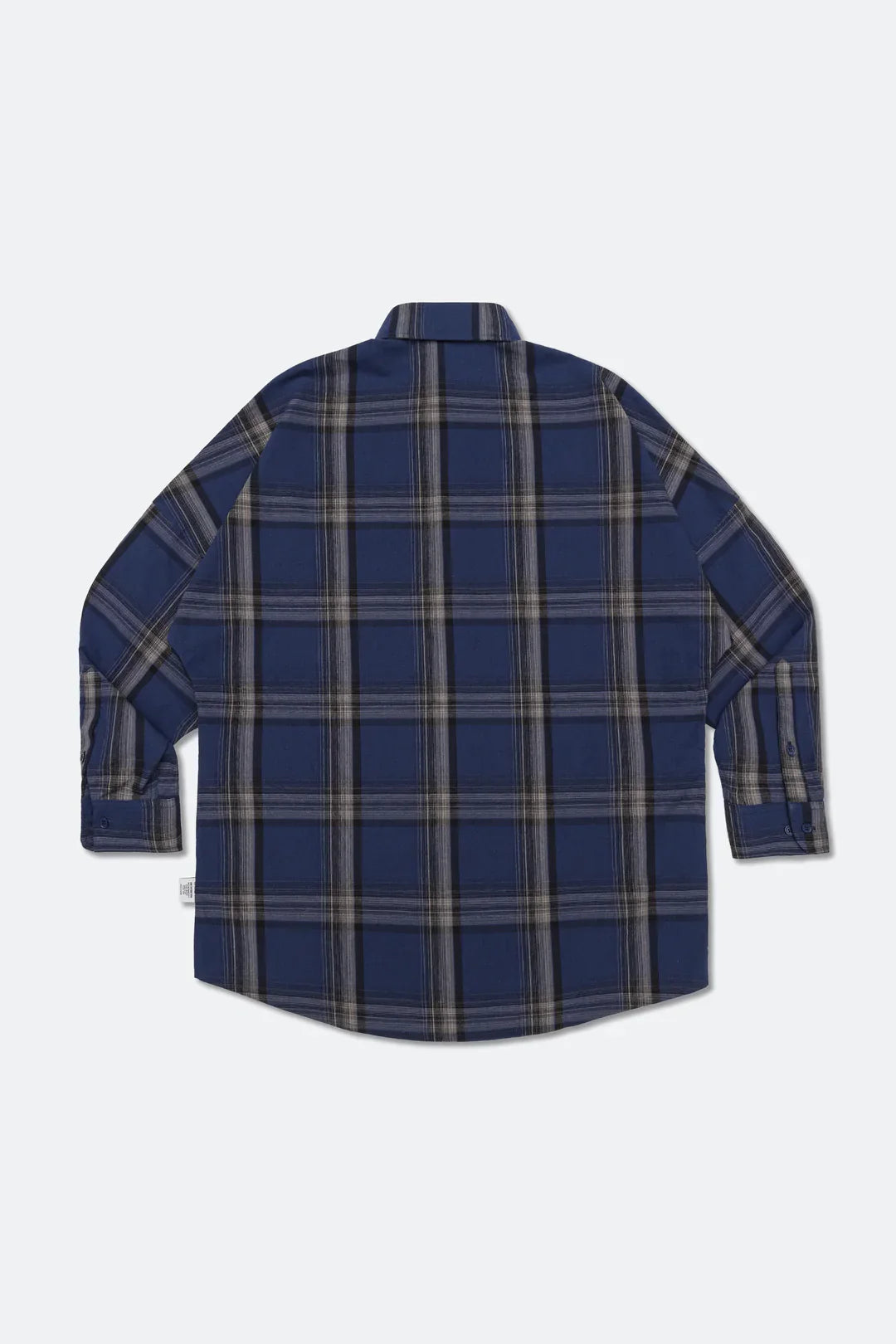 A Eckhaus Latta Shirt pictured on a model in front of a white background. The title of the product is Eckhaus Latta Eclipse Turtleneck - Stone and the image was taken by 199A®.