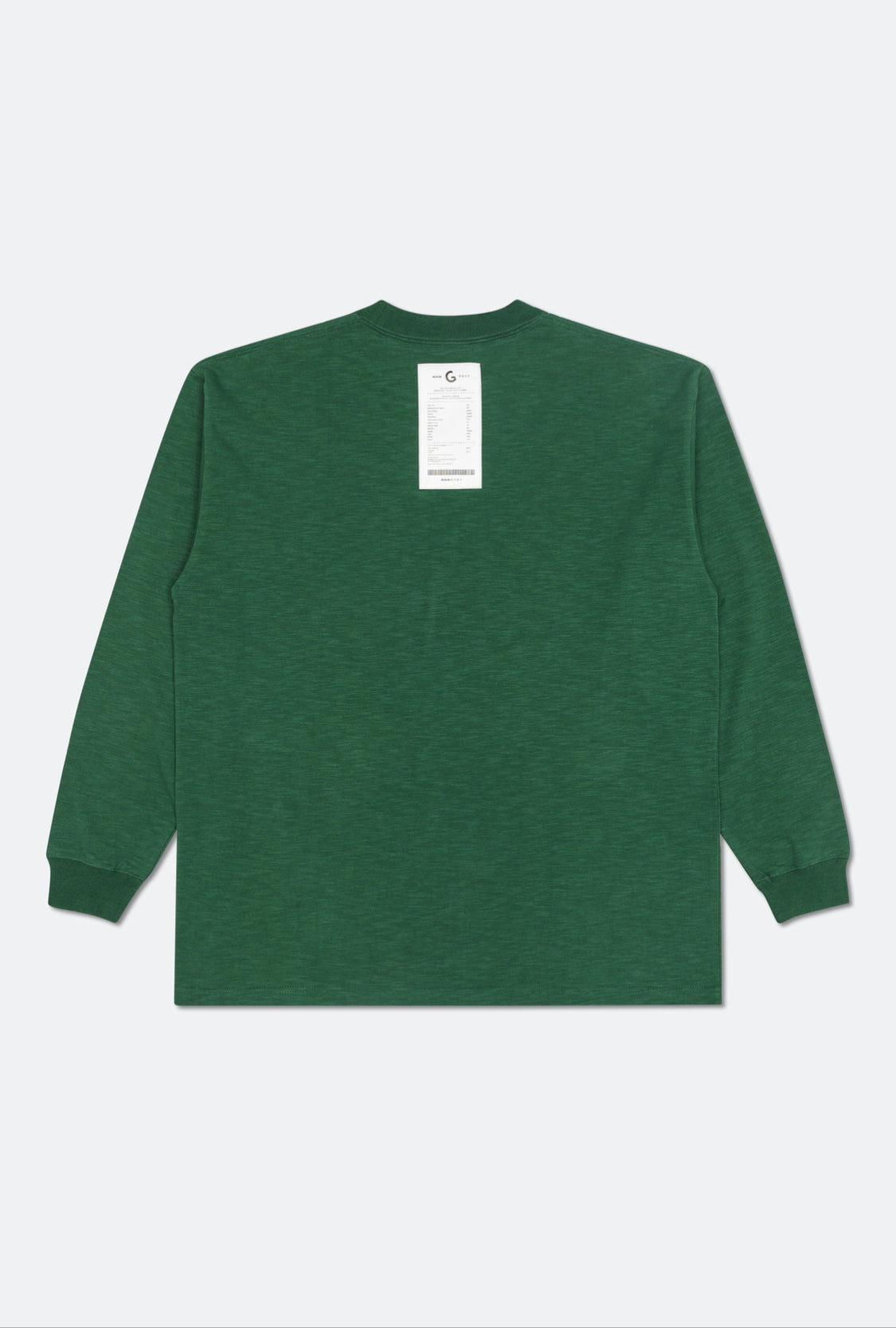 A Eckhaus Latta Shirt pictured on a model in front of a white background. The title of the product is Eckhaus Latta Eclipse Turtleneck - Stone and the image was taken by 199A®.