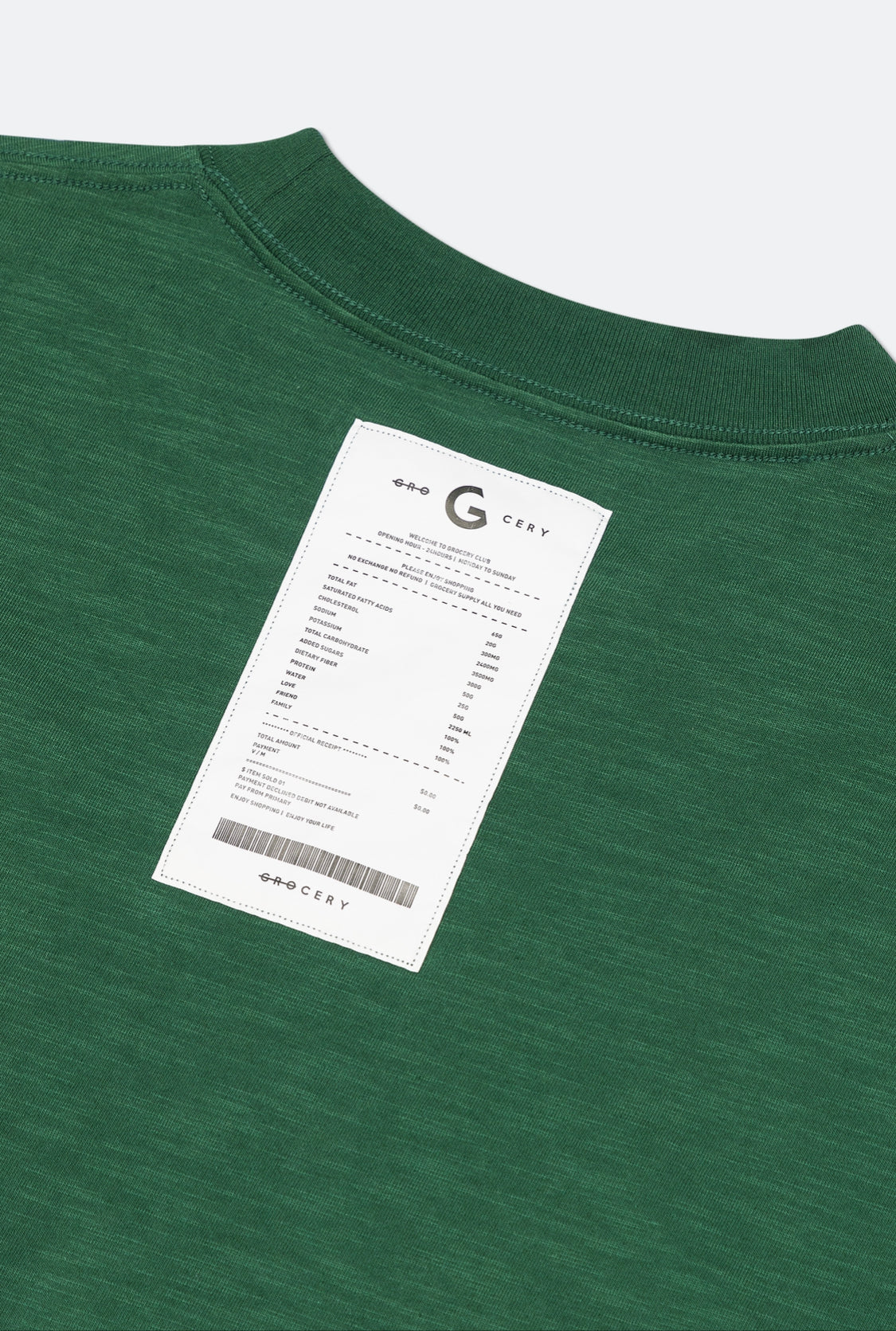 A Eckhaus Latta Shirt pictured on a model in front of a white background. The title of the product is Eckhaus Latta Eclipse Turtleneck - Stone and the image was taken by 199A®.