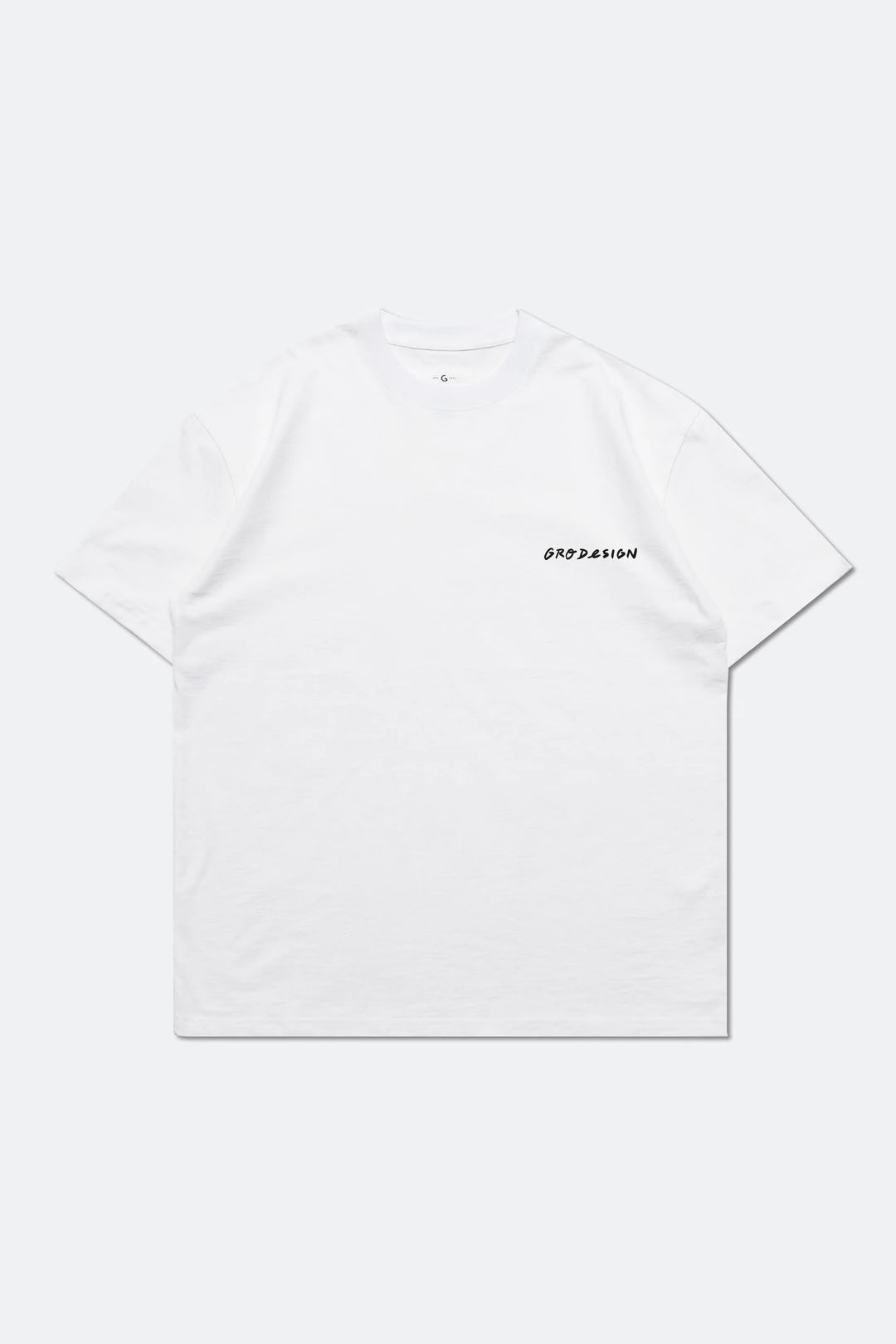 A Eckhaus Latta Shirt pictured on a model in front of a white background. The title of the product is Eckhaus Latta Eclipse Turtleneck - Stone and the image was taken by 199A®.