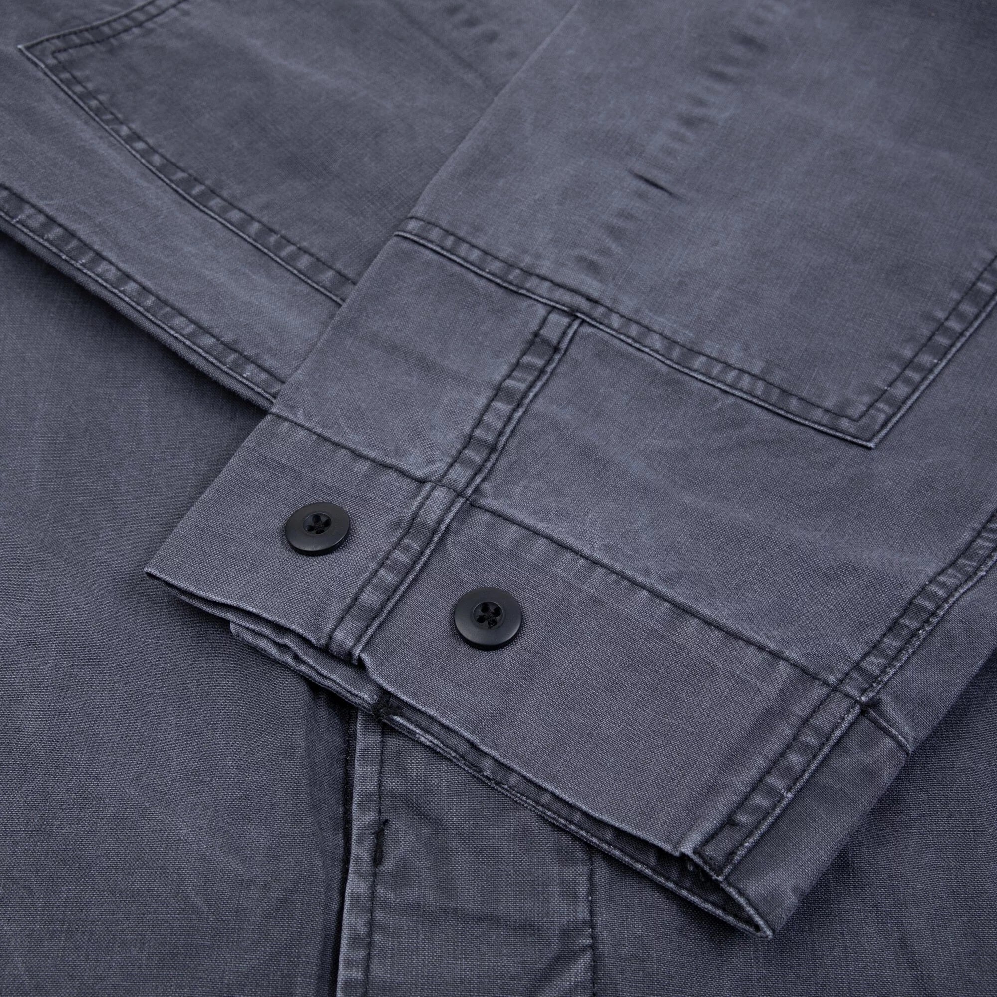 A Eckhaus Latta Shirt pictured on a model in front of a white background. The title of the product is Eckhaus Latta Eclipse Turtleneck - Stone and the image was taken by 199A®.