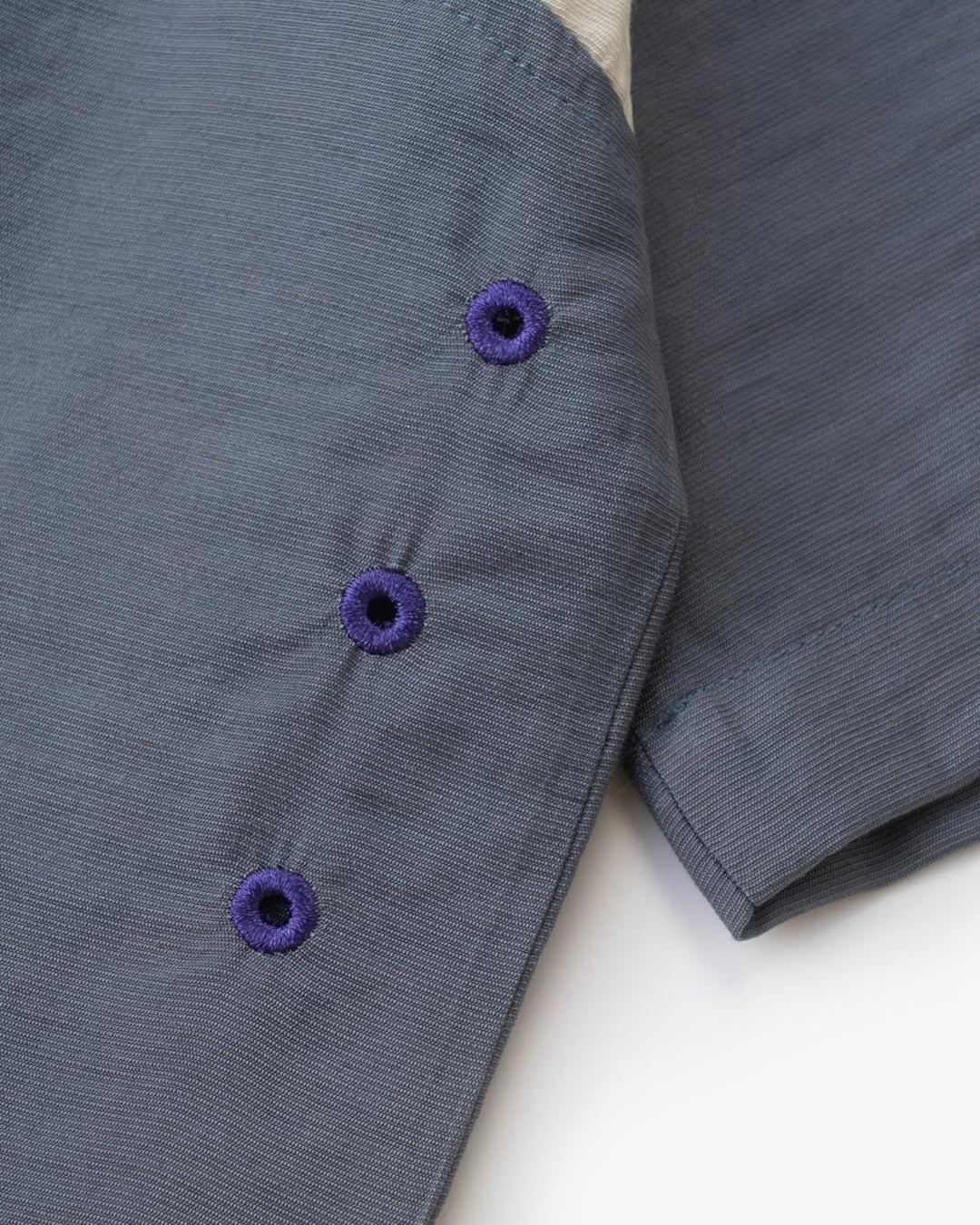 A Eckhaus Latta Shirt pictured on a model in front of a white background. The title of the product is Eckhaus Latta Eclipse Turtleneck - Stone and the image was taken by 199A®.