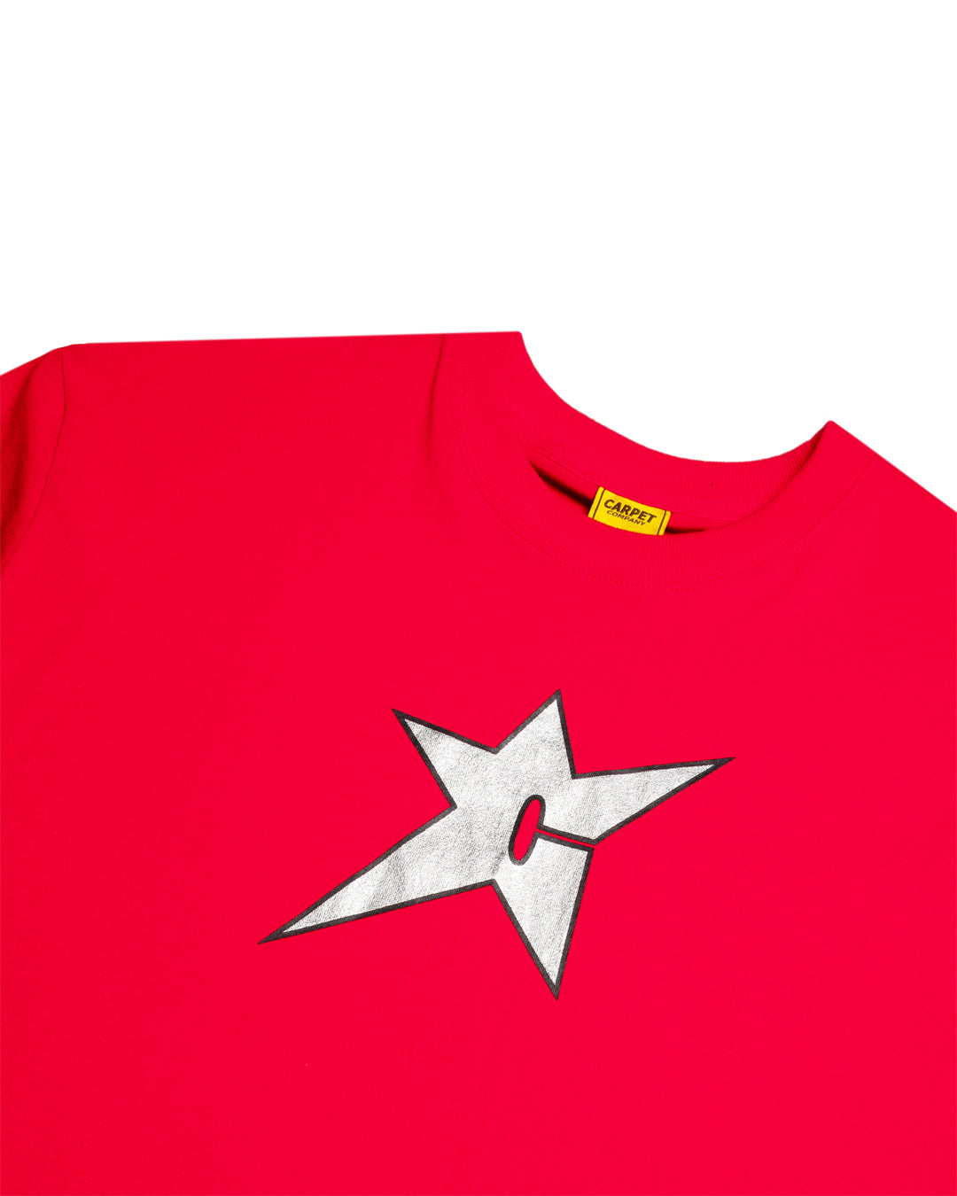 A Eckhaus Latta Shirt pictured on a model in front of a white background. The title of the product is Eckhaus Latta Eclipse Turtleneck - Stone and the image was taken by 199A®.