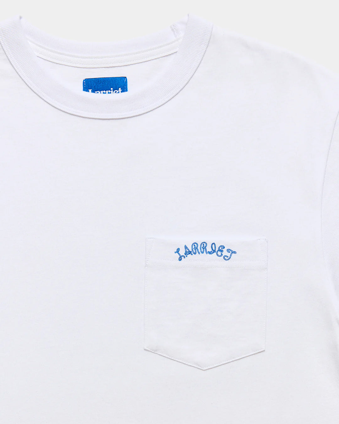 A Eckhaus Latta Shirt pictured on a model in front of a white background. The title of the product is Eckhaus Latta Eclipse Turtleneck - Stone and the image was taken by 199A®.