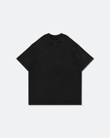 Basic Washed Tee - Black