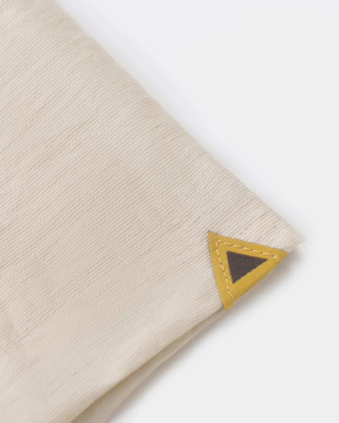 A Eckhaus Latta Shirt pictured on a model in front of a white background. The title of the product is Eckhaus Latta Eclipse Turtleneck - Stone and the image was taken by 199A®.