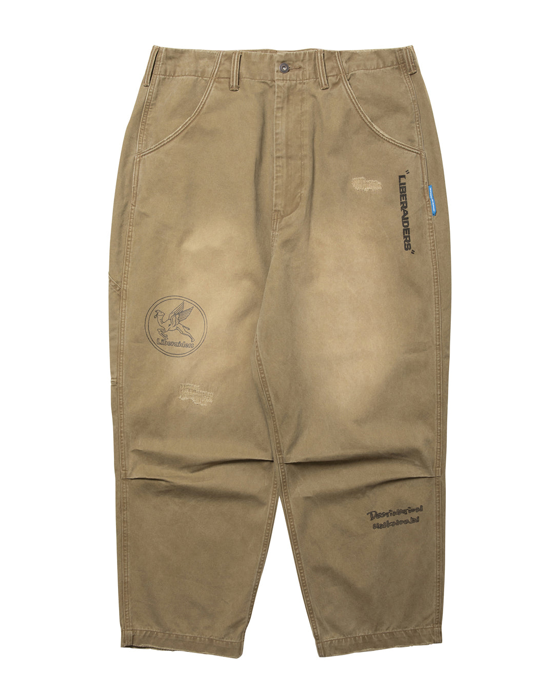 A Eckhaus Latta Shirt pictured on a model in front of a white background. The title of the product is Eckhaus Latta Eclipse Turtleneck - Stone and the image was taken by 199A®.