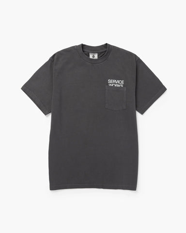 Nourish Pocket Tee - Charcoal