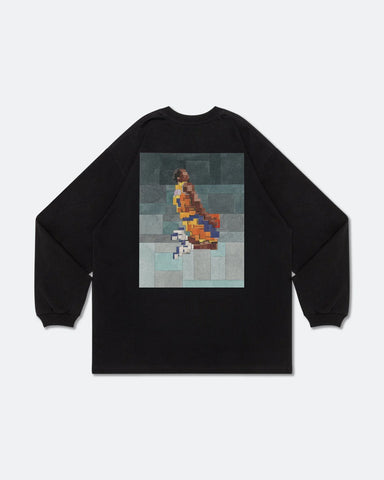 GROCERY KB 5.0 NO.8 BY ADAM LISTER LONG TOP - BLACK