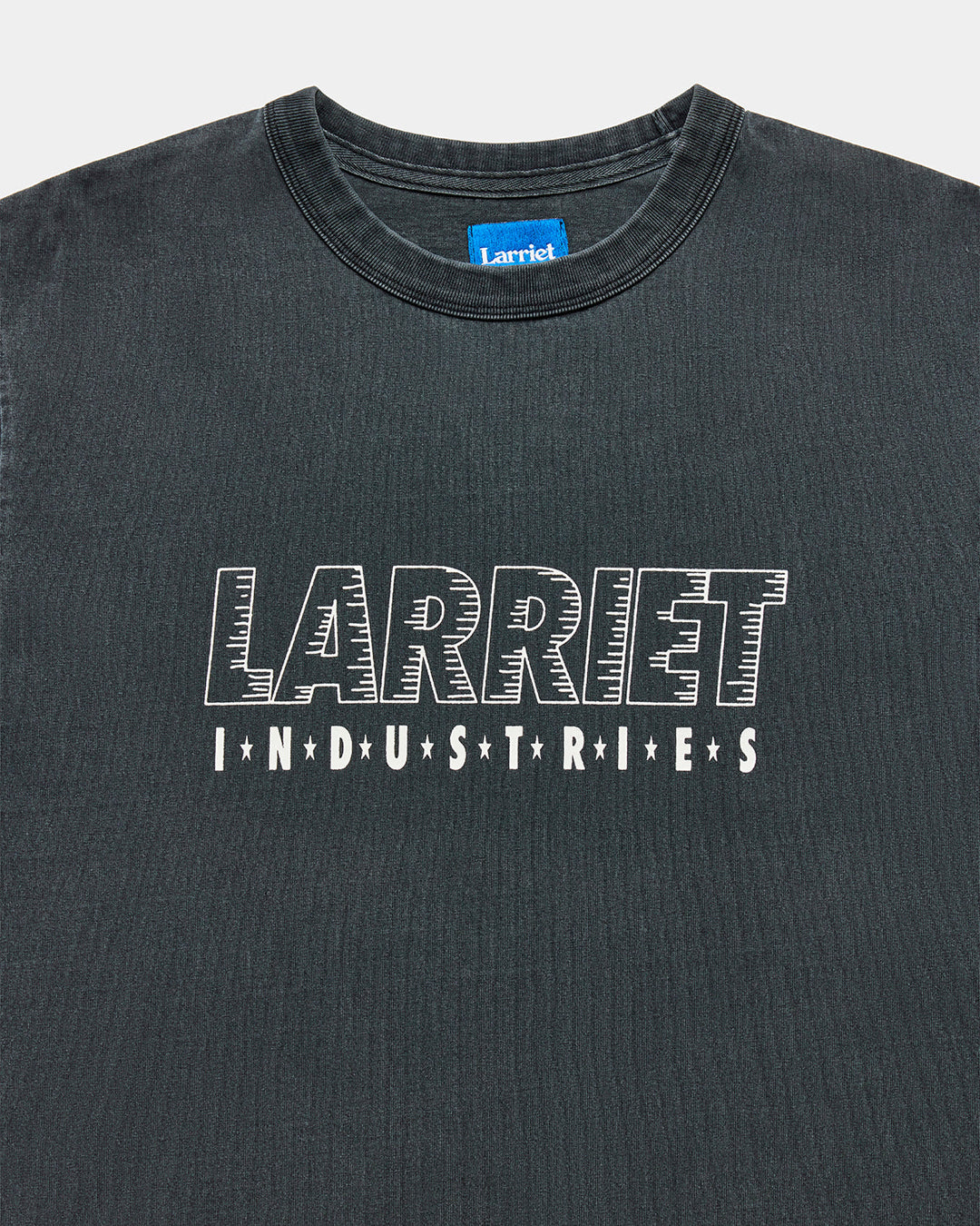 A Eckhaus Latta Shirt pictured on a model in front of a white background. The title of the product is Eckhaus Latta Eclipse Turtleneck - Stone and the image was taken by 199A®.