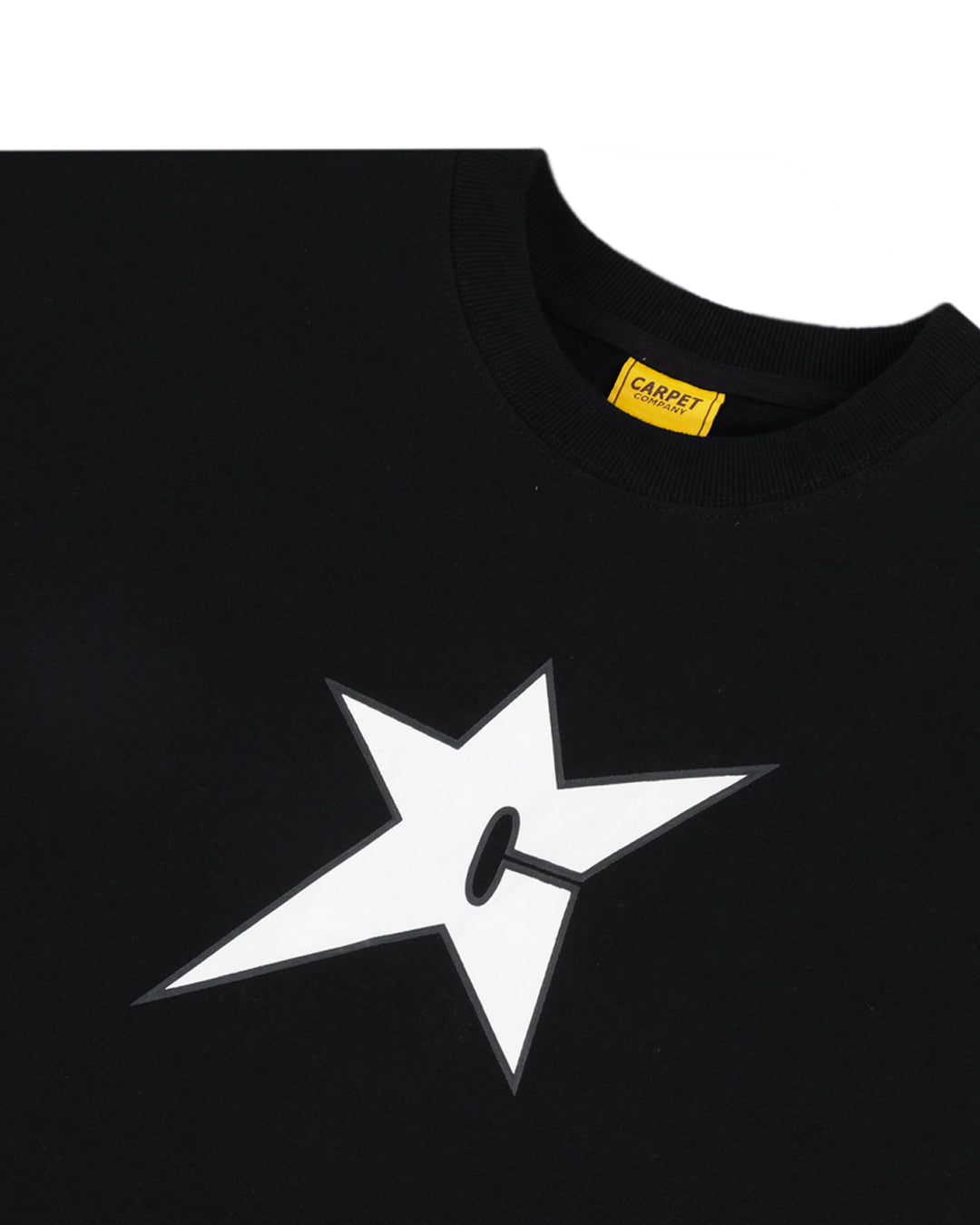 A Eckhaus Latta Shirt pictured on a model in front of a white background. The title of the product is Eckhaus Latta Eclipse Turtleneck - Stone and the image was taken by 199A®.