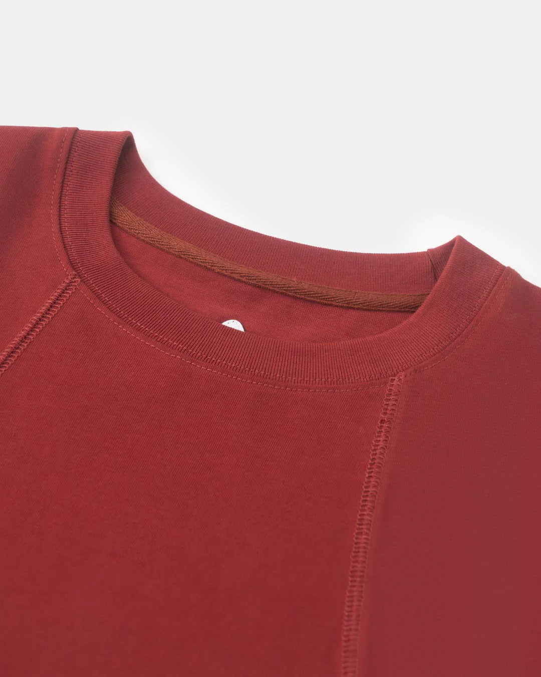 A Eckhaus Latta Shirt pictured on a model in front of a white background. The title of the product is Eckhaus Latta Eclipse Turtleneck - Stone and the image was taken by 199A®.