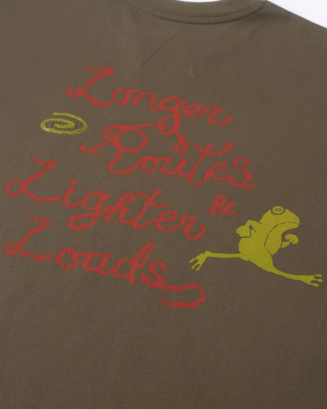 A Eckhaus Latta Shirt pictured on a model in front of a white background. The title of the product is Eckhaus Latta Eclipse Turtleneck - Stone and the image was taken by 199A®.