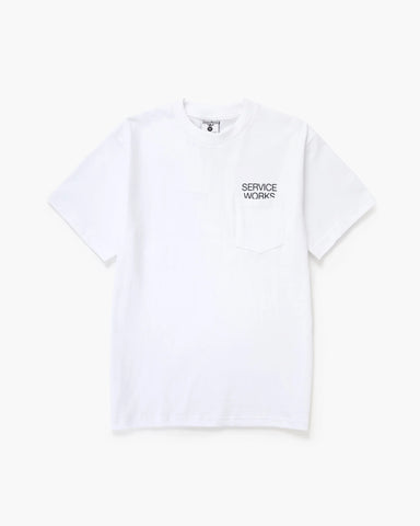 Nourish Pocket Tee - White