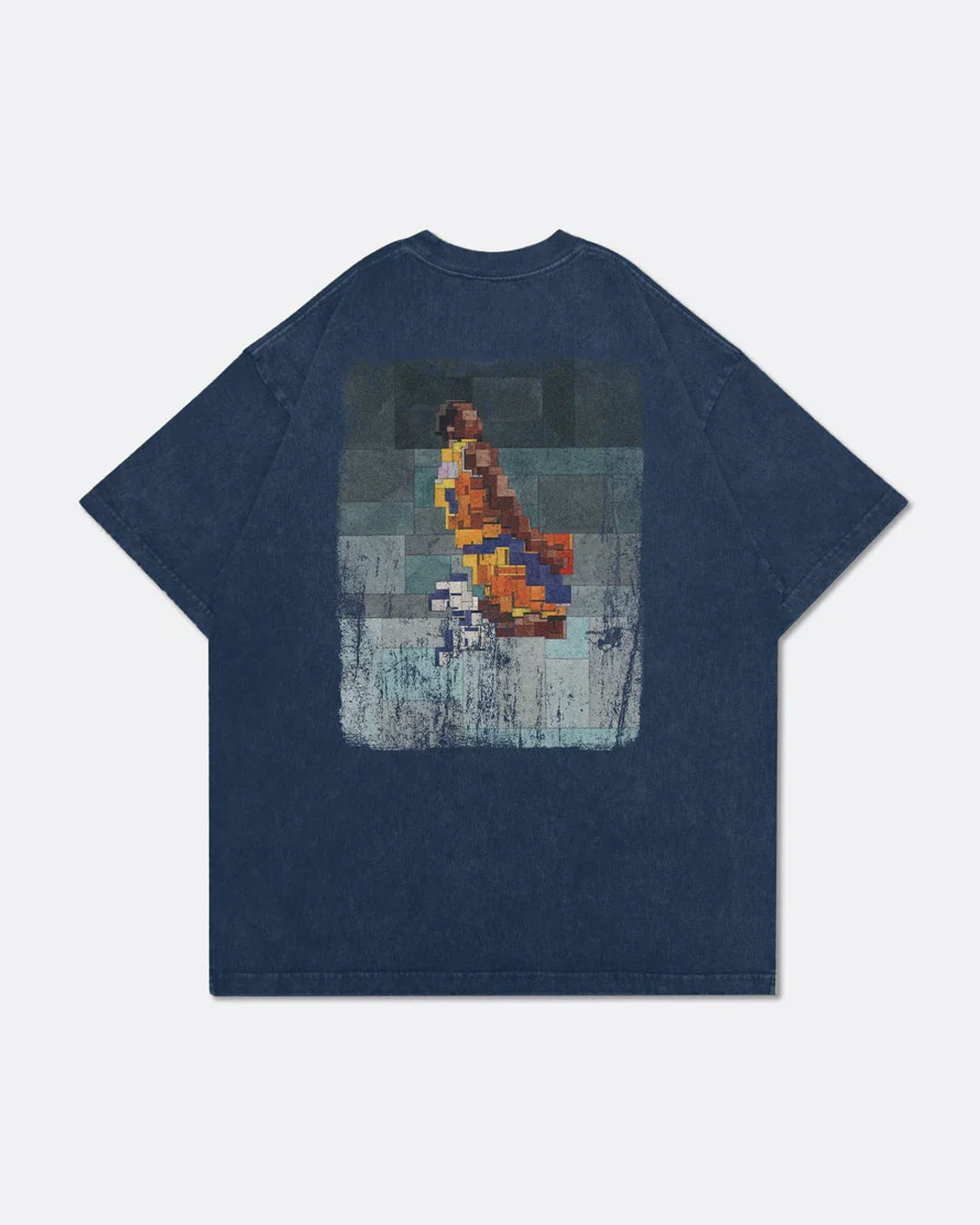 A Eckhaus Latta Shirt pictured on a model in front of a white background. The title of the product is Eckhaus Latta Eclipse Turtleneck - Stone and the image was taken by 199A®.