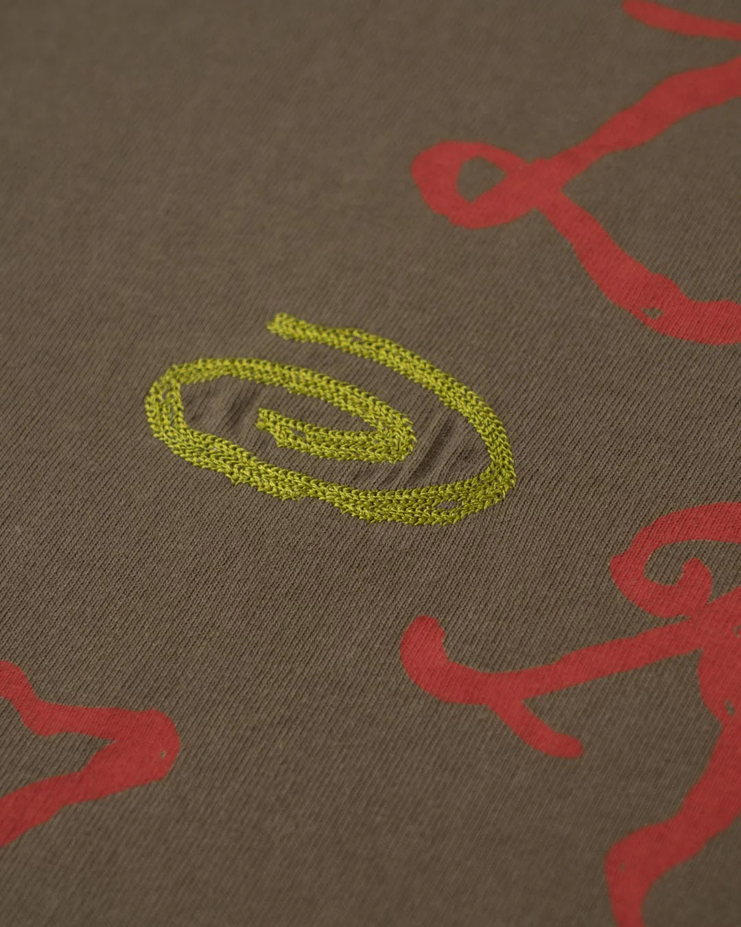 A Eckhaus Latta Shirt pictured on a model in front of a white background. The title of the product is Eckhaus Latta Eclipse Turtleneck - Stone and the image was taken by 199A®.