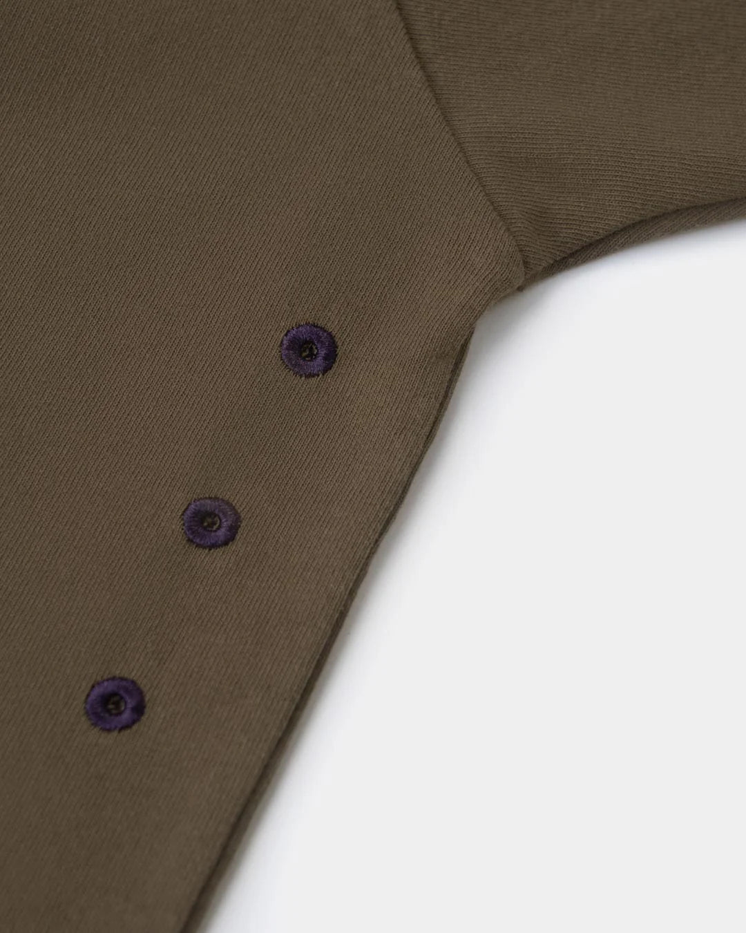 A Eckhaus Latta Shirt pictured on a model in front of a white background. The title of the product is Eckhaus Latta Eclipse Turtleneck - Stone and the image was taken by 199A®.