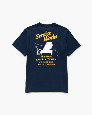 Bar + Kitchen Tee - Navy