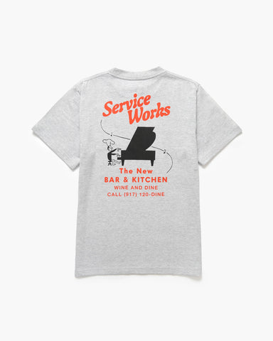 Bar + Kitchen Tee - Heather Grey