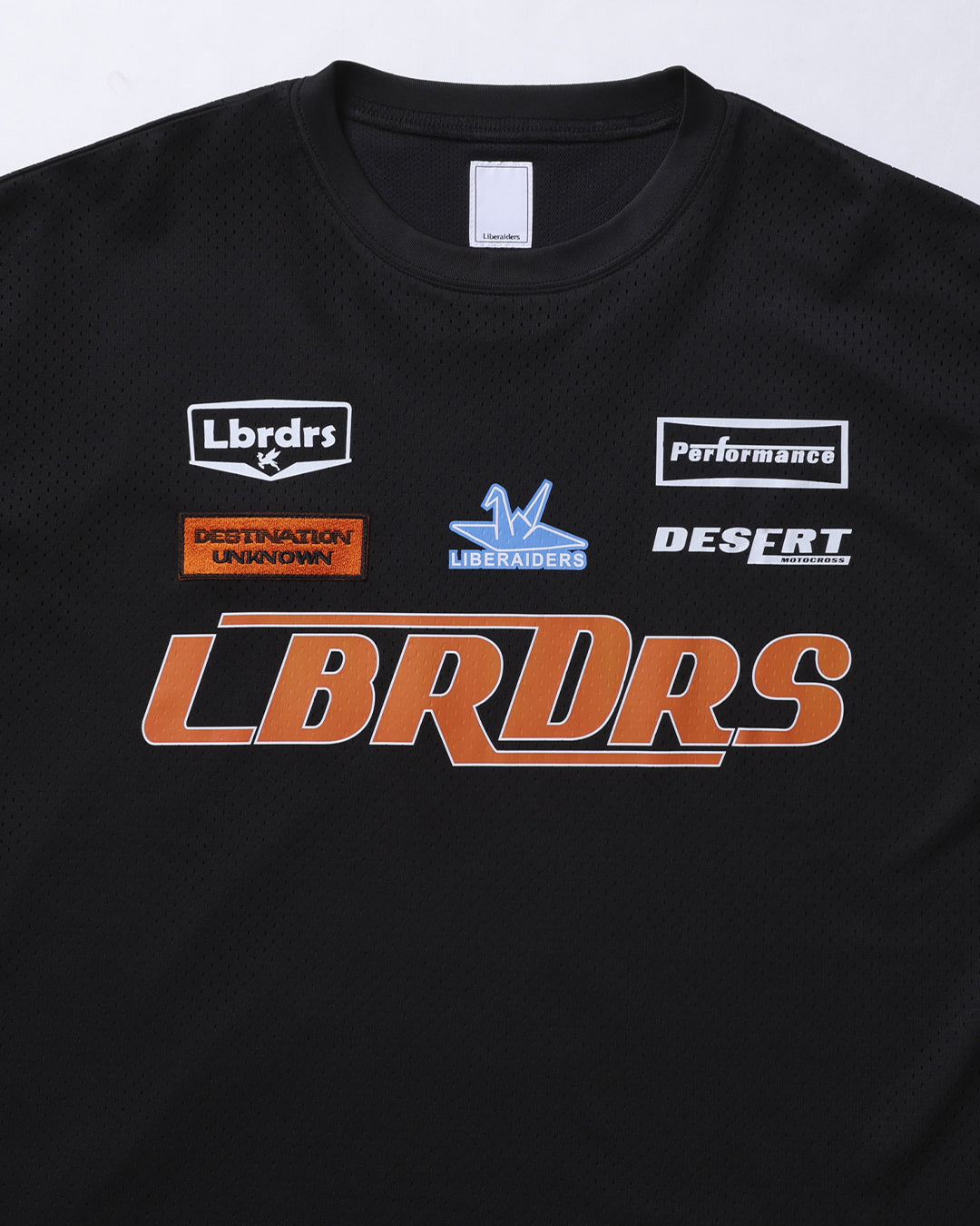 A Eckhaus Latta Shirt pictured on a model in front of a white background. The title of the product is Eckhaus Latta Eclipse Turtleneck - Stone and the image was taken by 199A®.