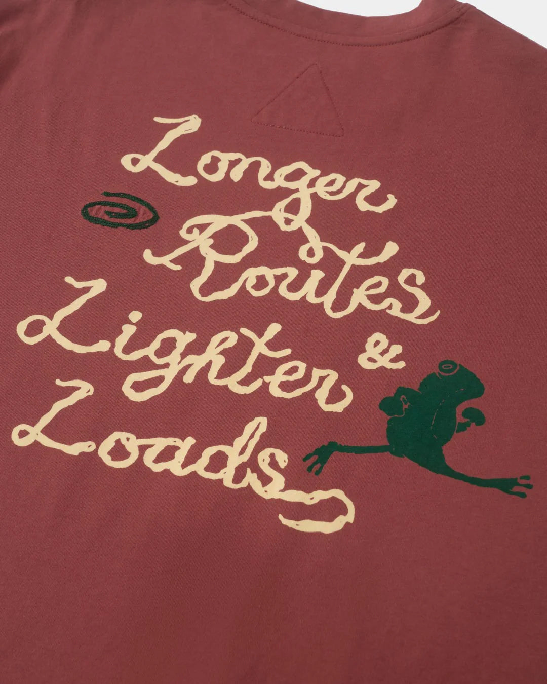 A Eckhaus Latta Shirt pictured on a model in front of a white background. The title of the product is Eckhaus Latta Eclipse Turtleneck - Stone and the image was taken by 199A®.