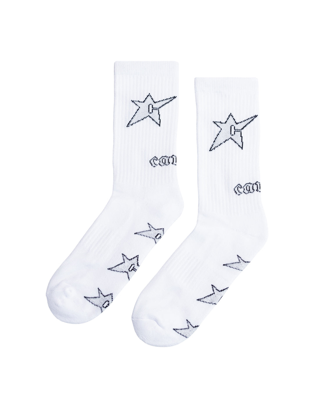 A Eckhaus Latta Shirt pictured on a model in front of a white background. The title of the product is Eckhaus Latta Eclipse Turtleneck - Stone and the image was taken by 199A®.