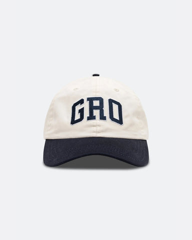 Two Tone Light Washed Cap - Cream